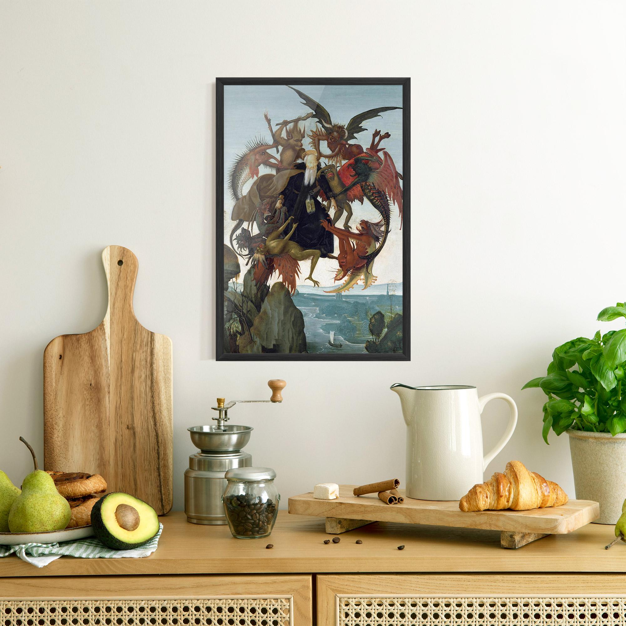 Gerahmte Poster Torment Of Saint mockup 8