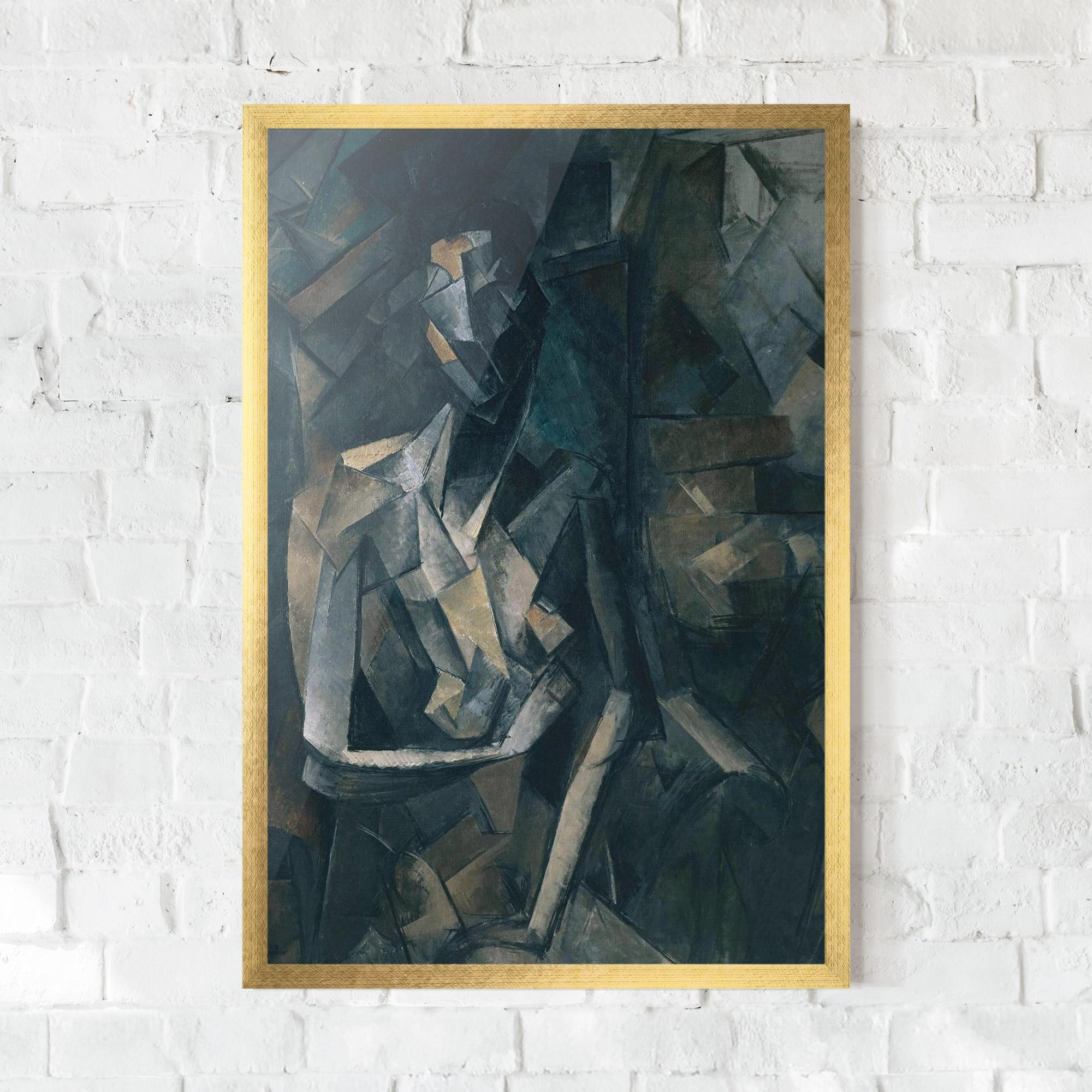 Gerahmte Poster Dans Un Fauteuil mockup 0