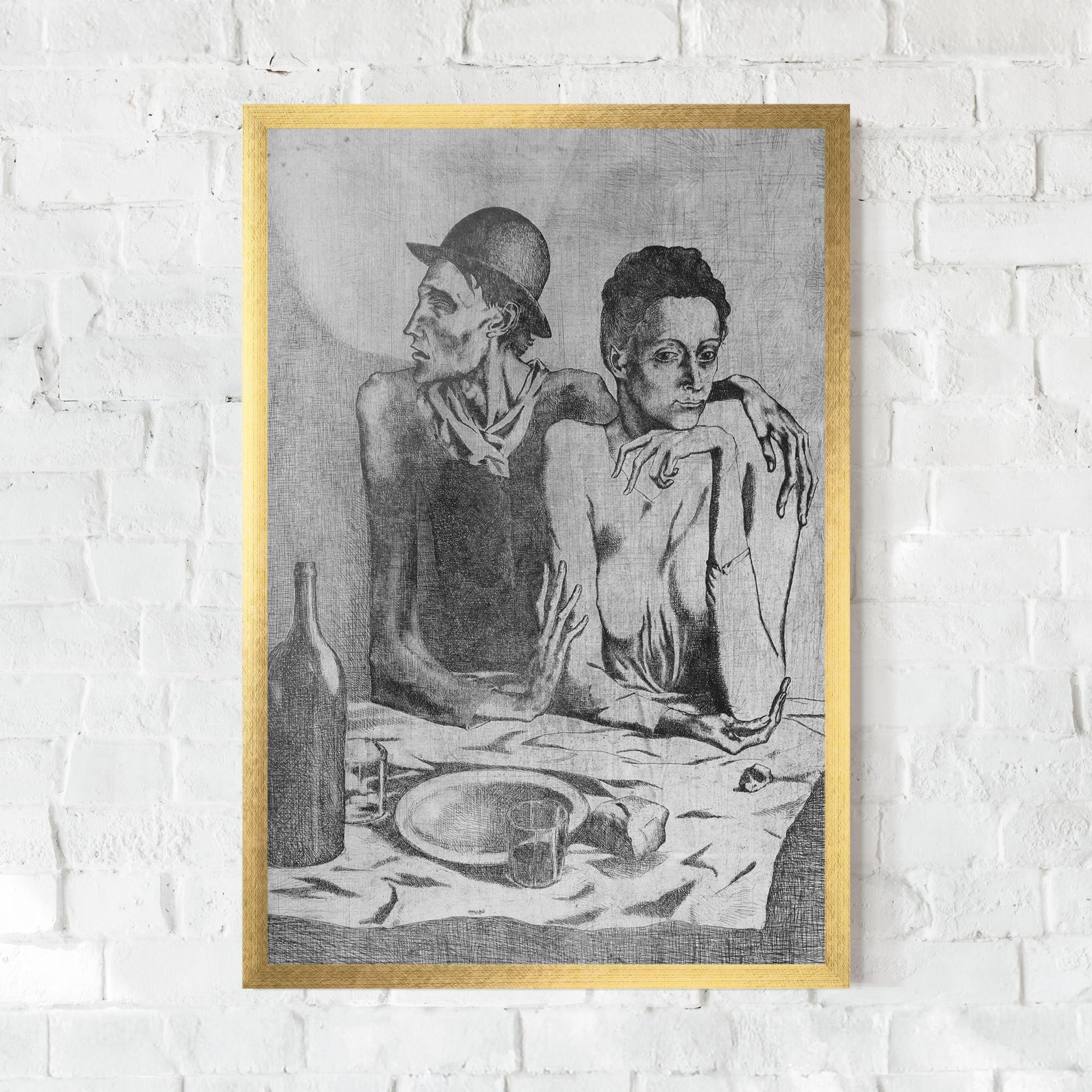 Gerahmte Poster The Frugal Repast mockup 0