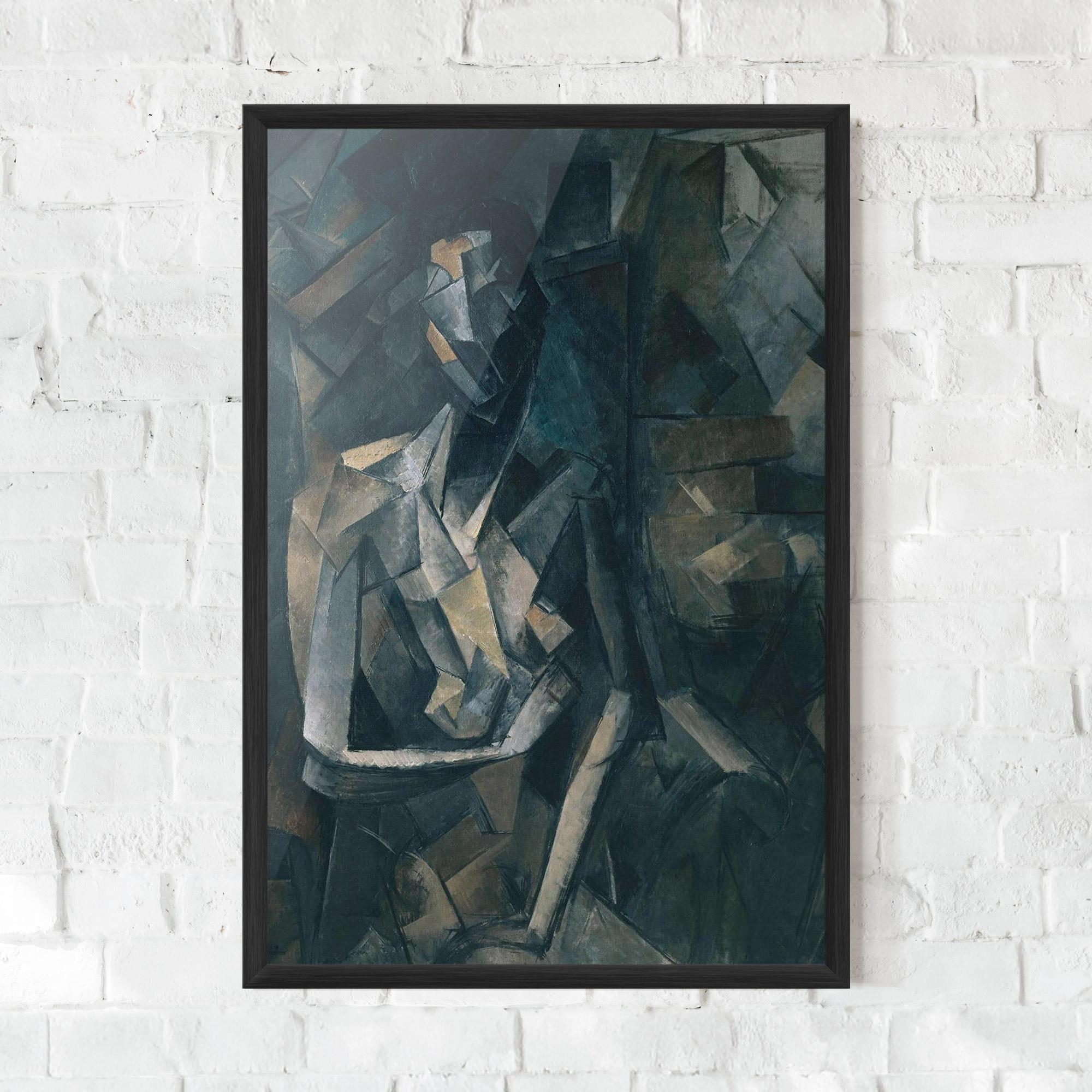 Gerahmte Poster Dans Un Fauteuil mockup 0