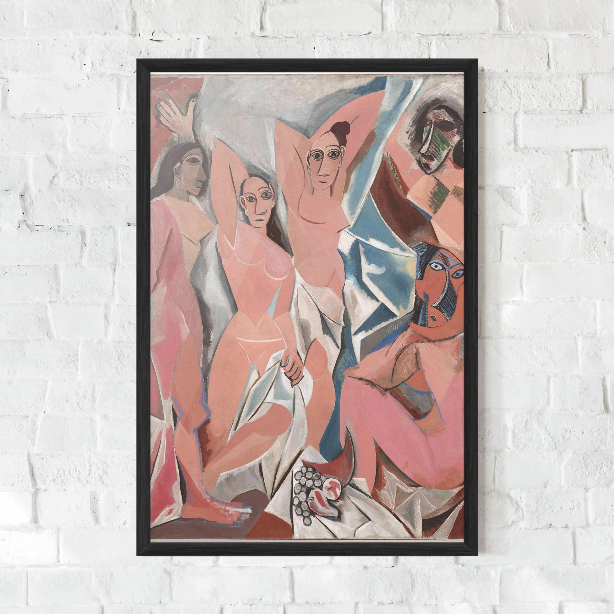 Gerahmte Poster Les Demoiselles mockup 0