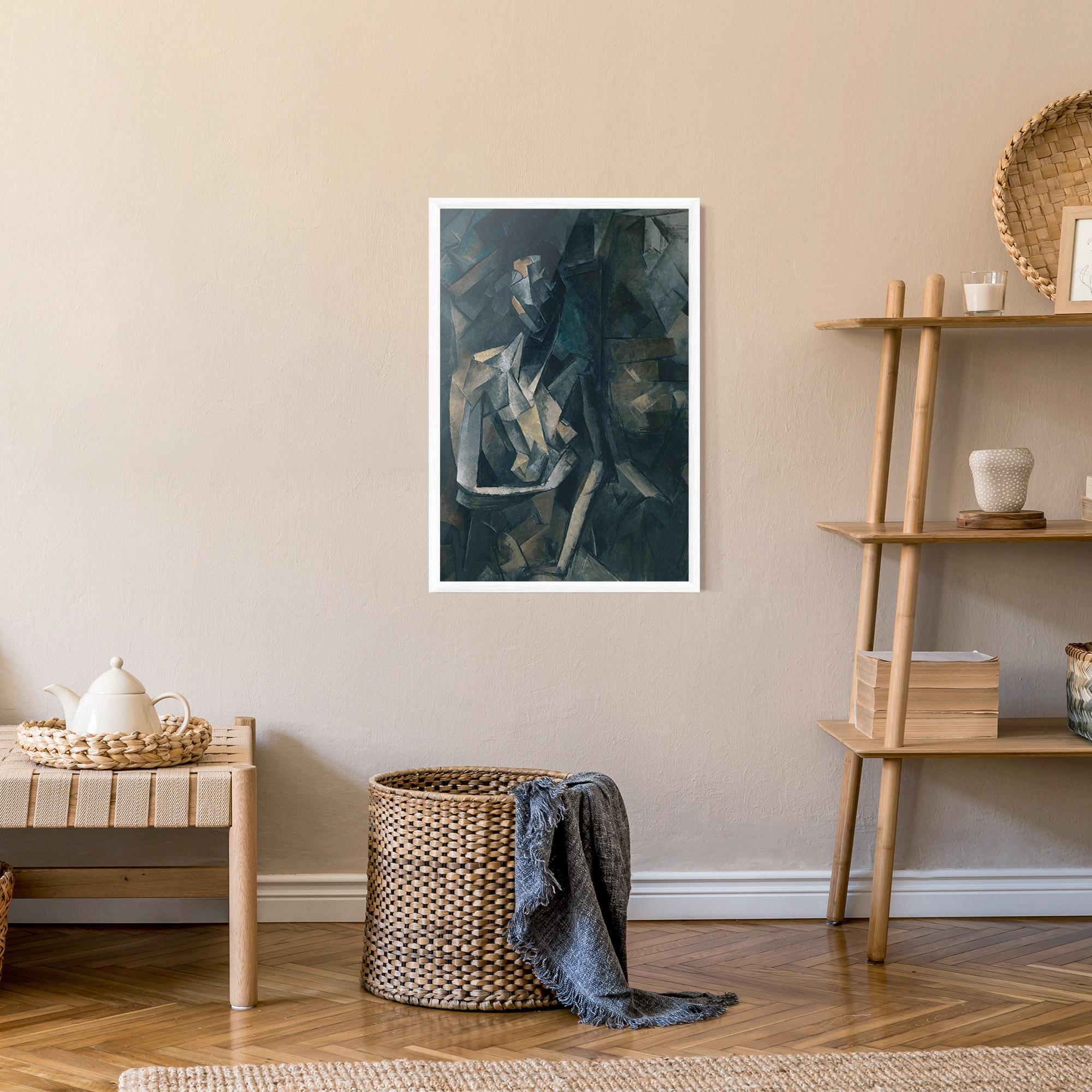 Gerahmte Poster Dans Un Fauteuil mockup 9