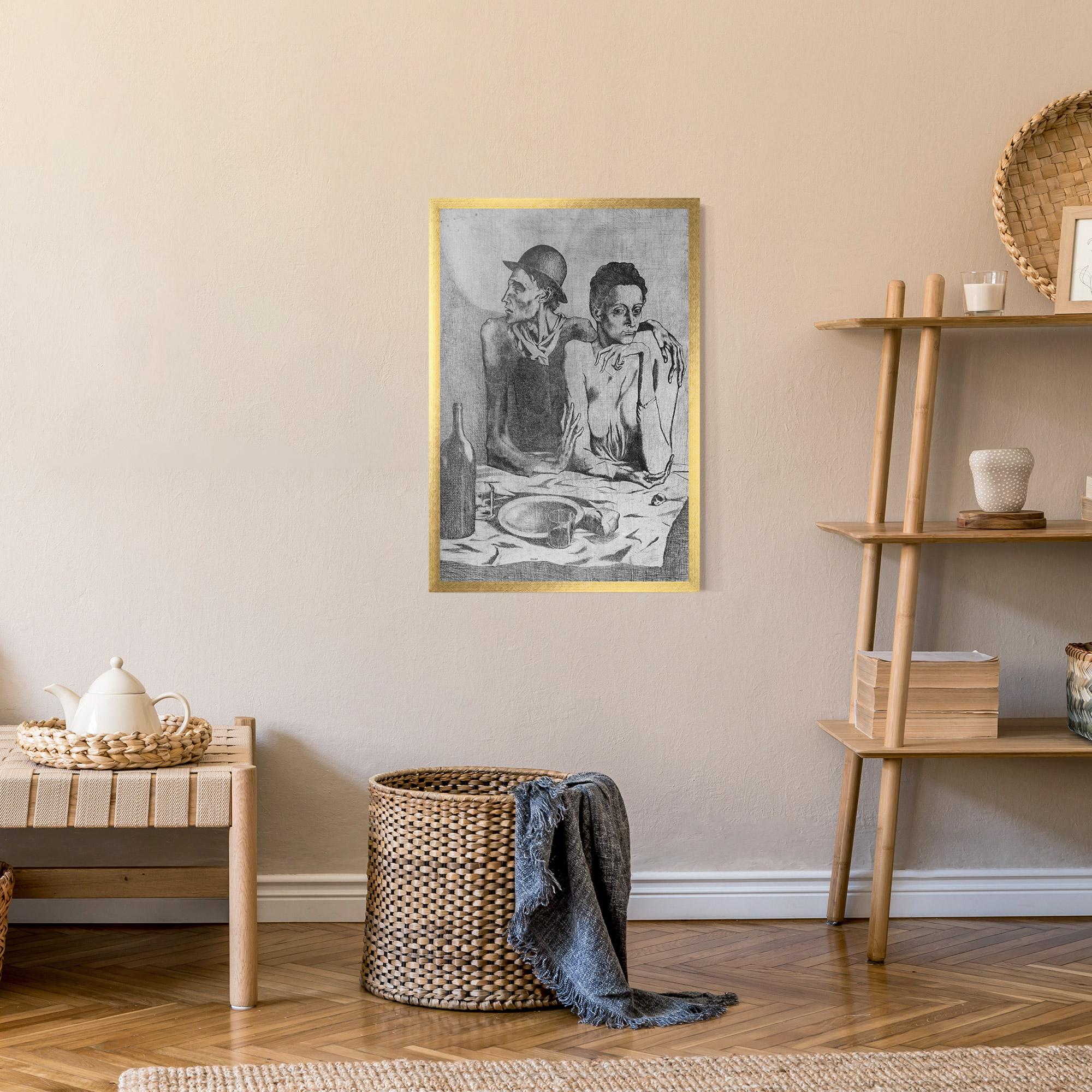 Gerahmte Poster The Frugal Repast mockup 9