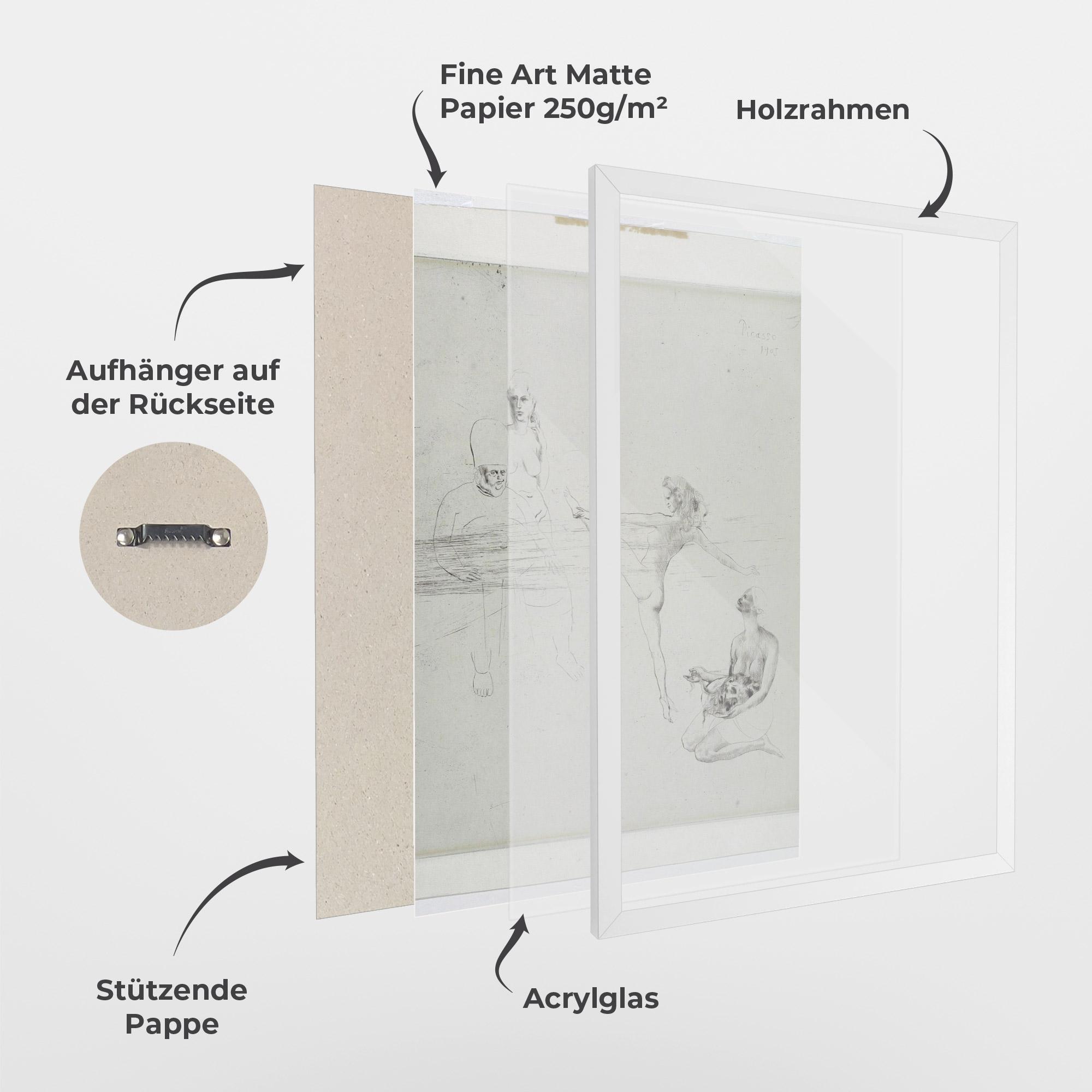 Gerahmte Poster Dance Of Salome mockup 1