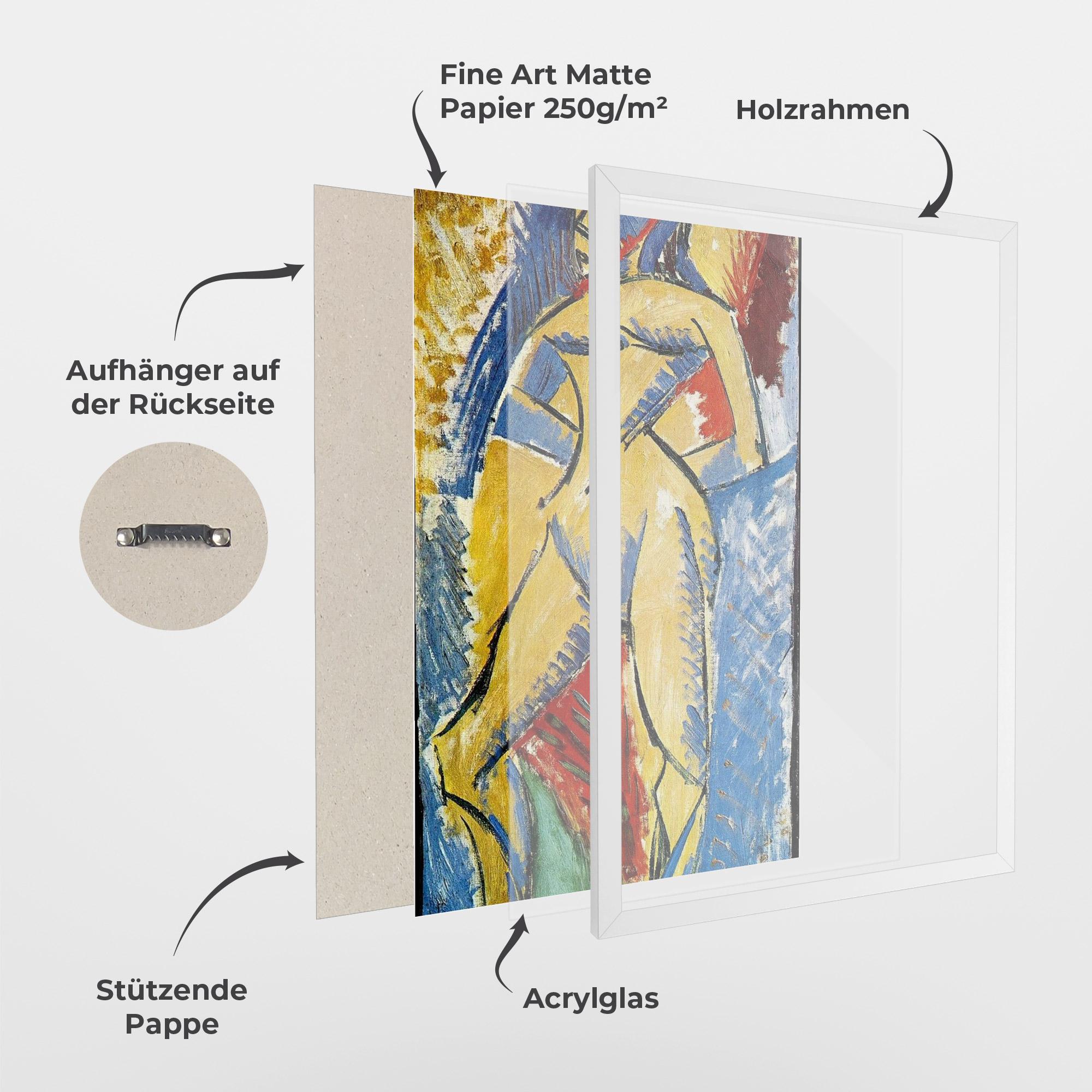 Gerahmte Poster Femme Nue mockup 1