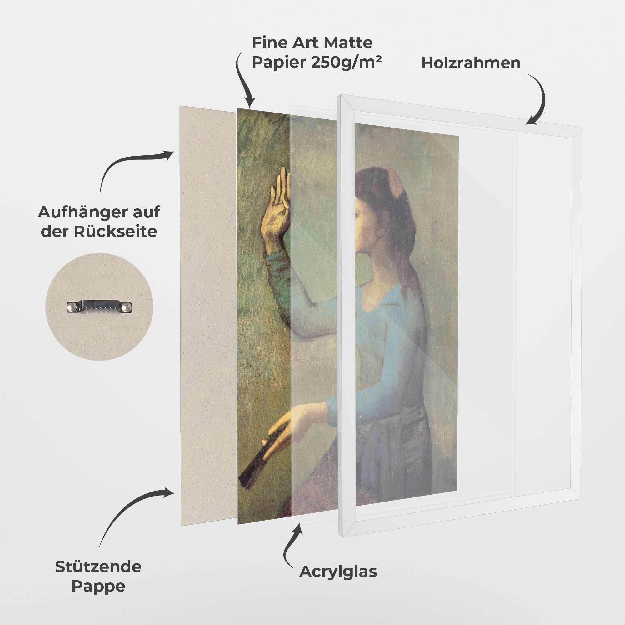 Lady With A Fan mockup 1