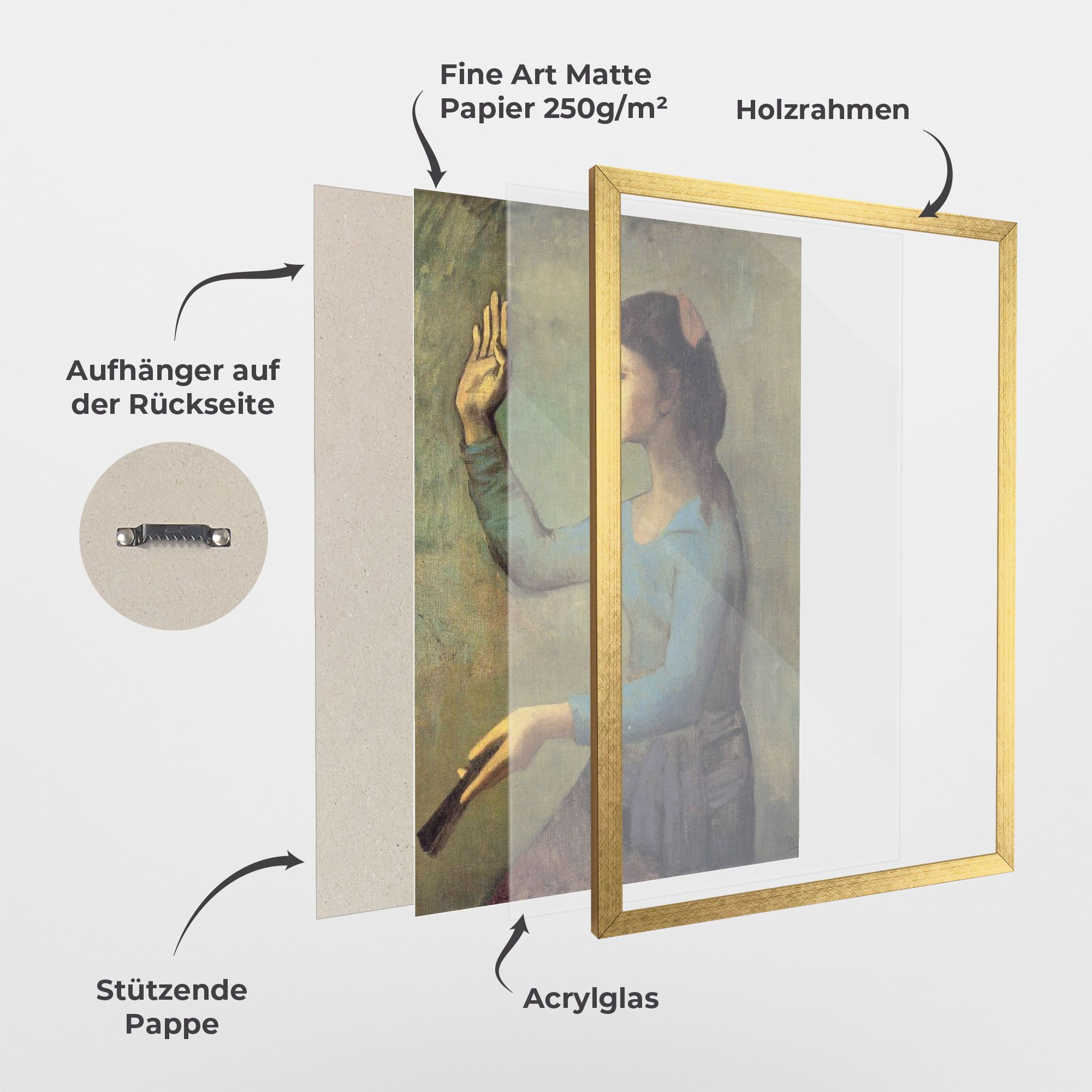 Lady With A Fan mockup 1