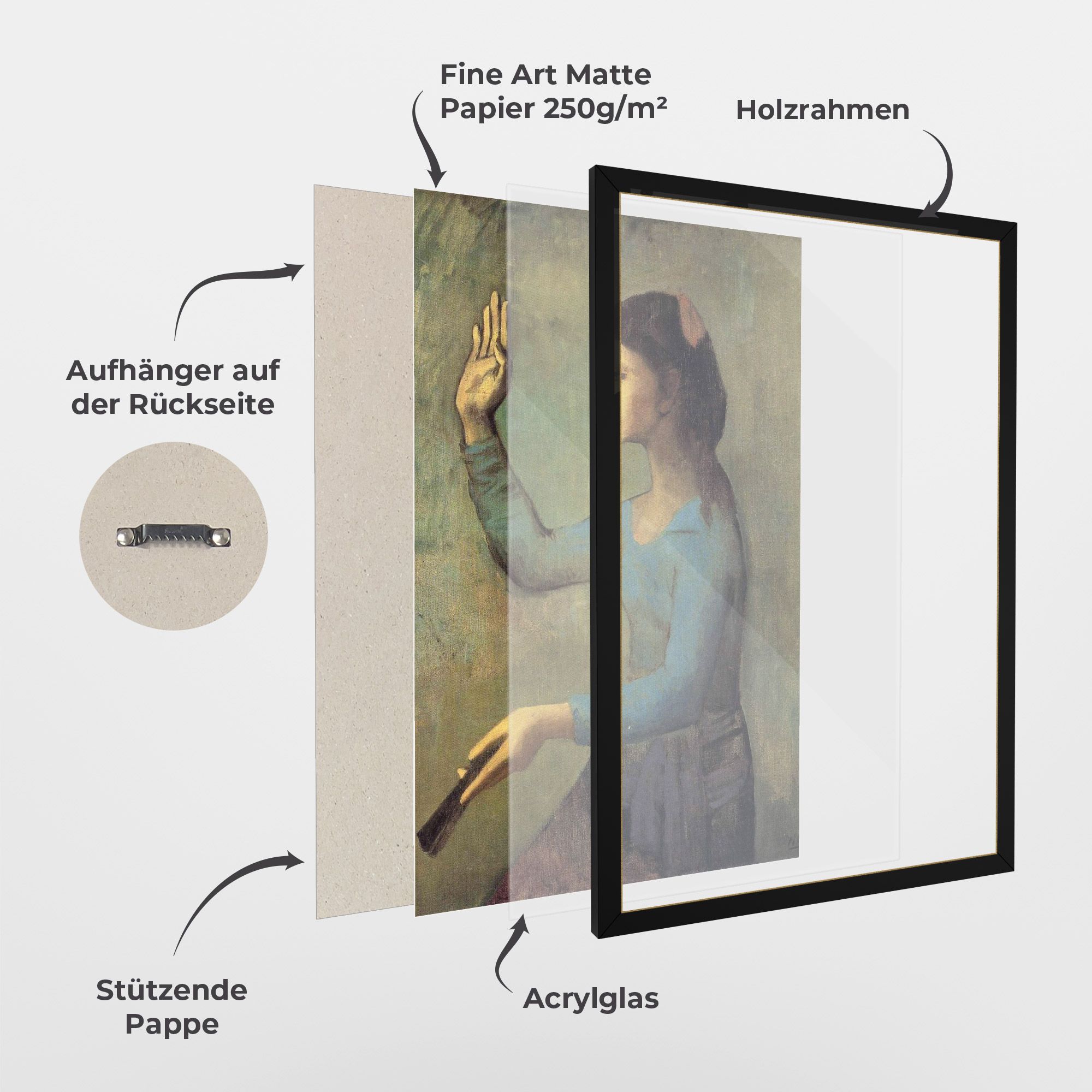 Lady With A Fan mockup 1