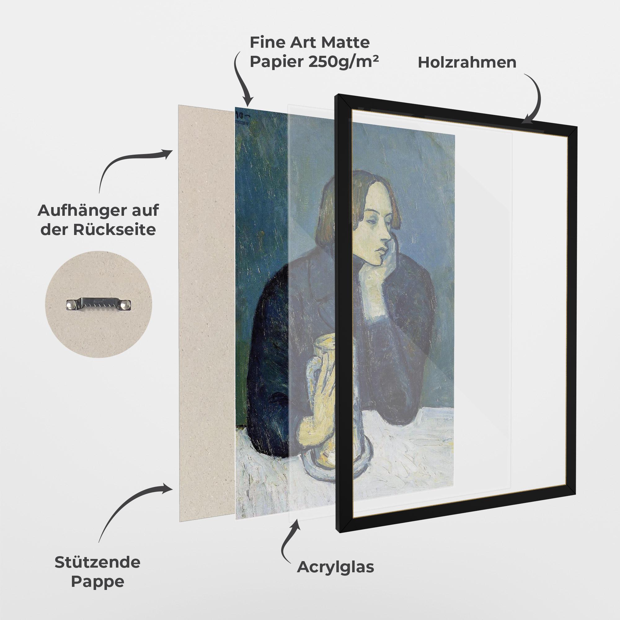 Gerahmte Poster Le Bock mockup 1