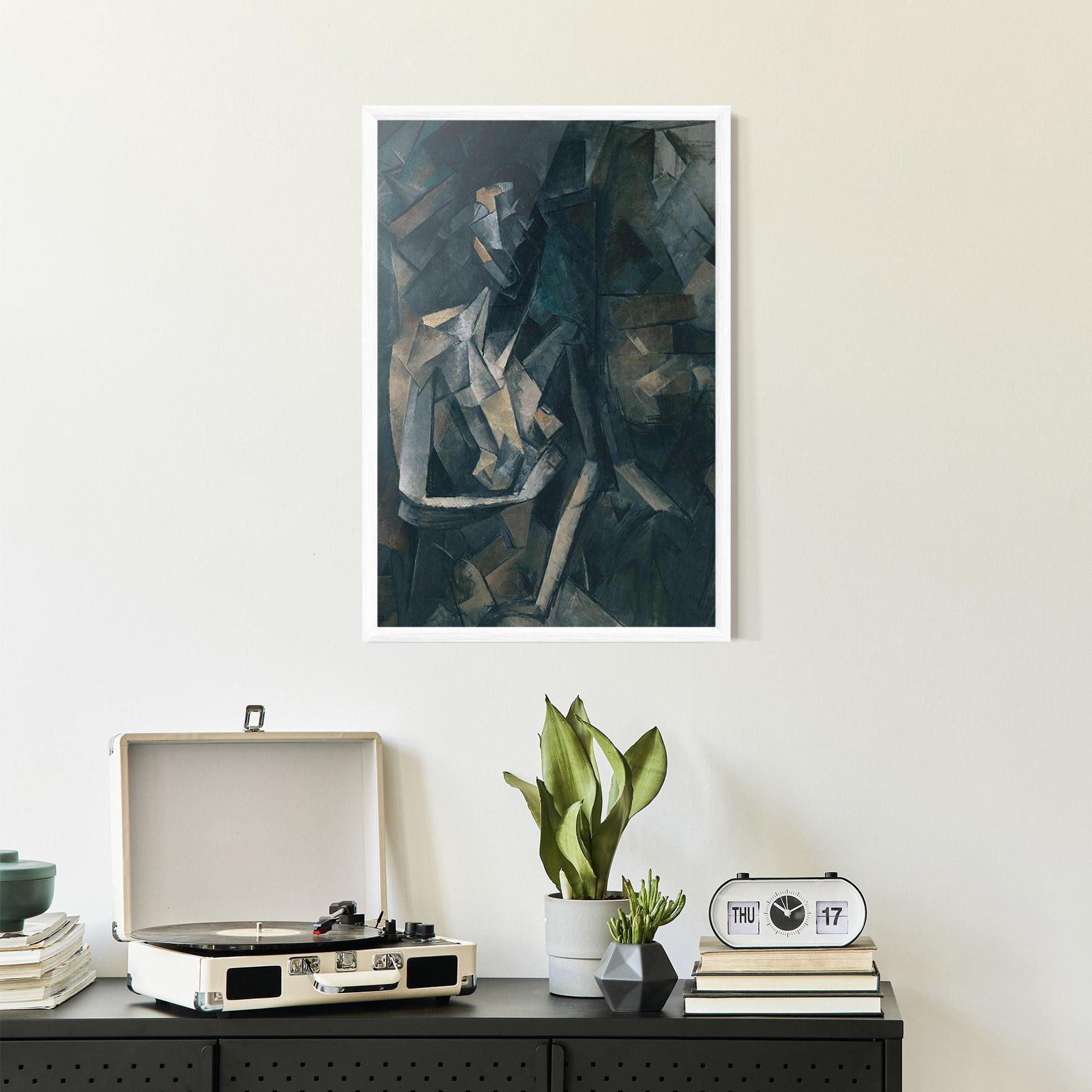 Gerahmte Poster Dans Un Fauteuil mockup 2