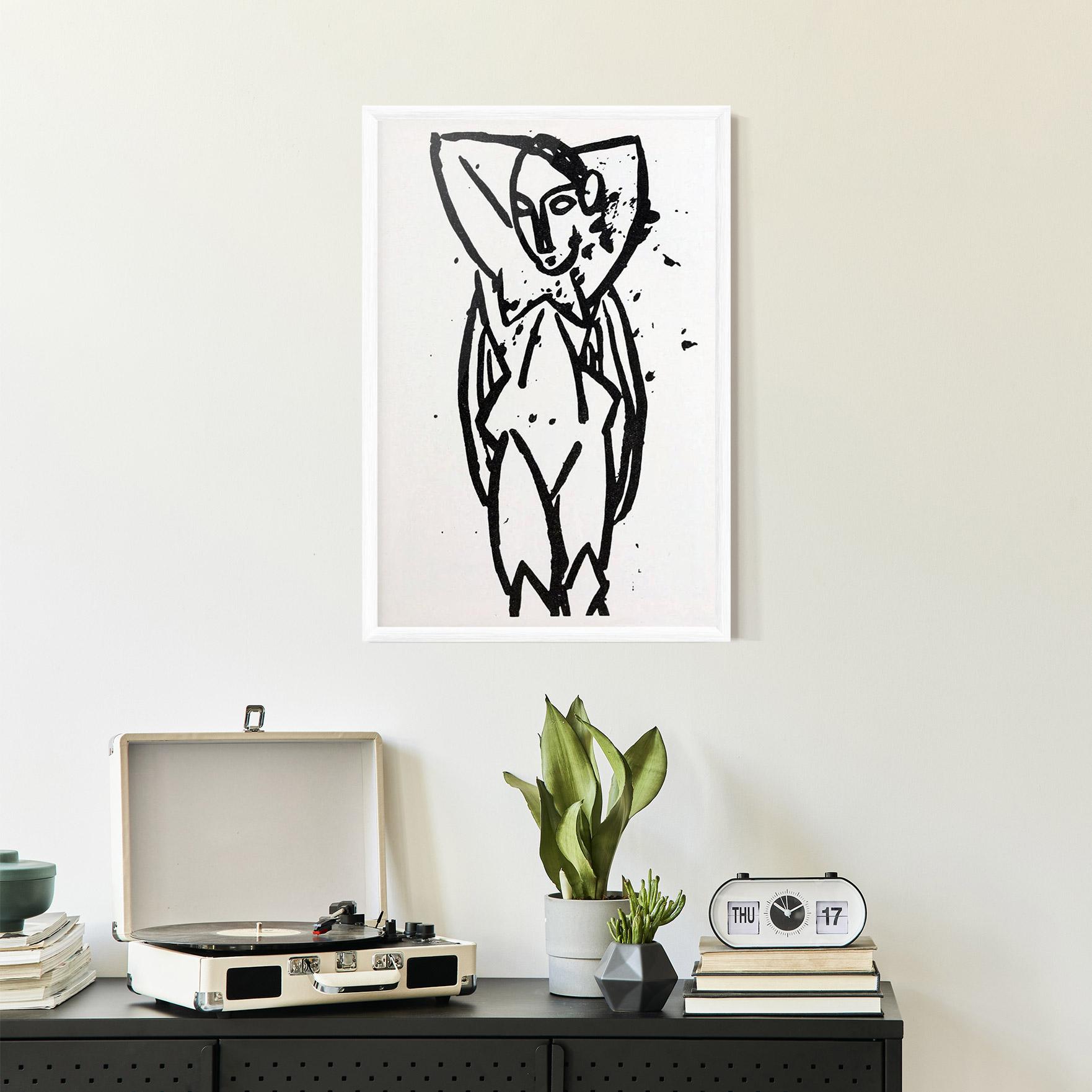Gerahmte Poster Nude mockup 2