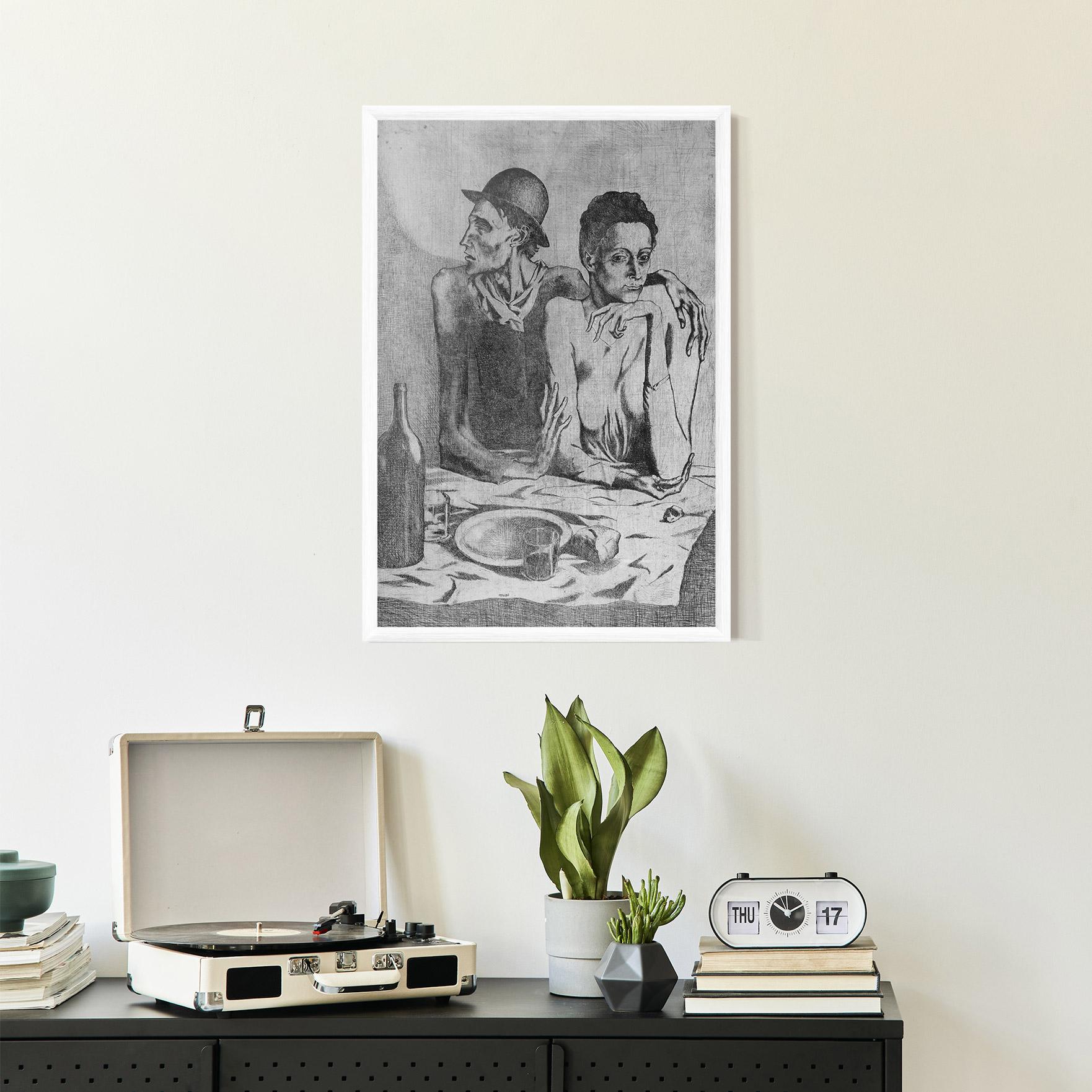 Gerahmte Poster The Frugal Repast mockup 2