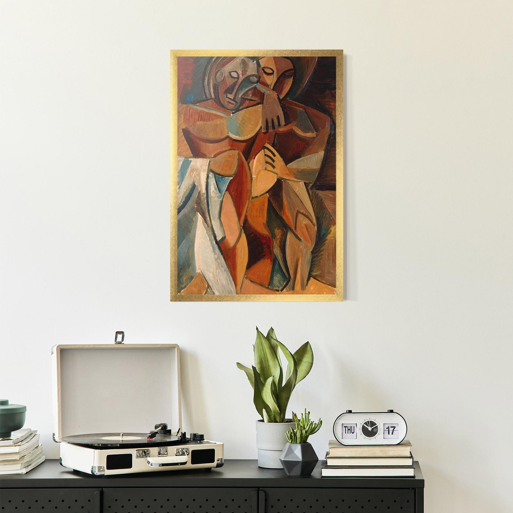 Gerahmte Poster Friendship Two Nudes mockup 2