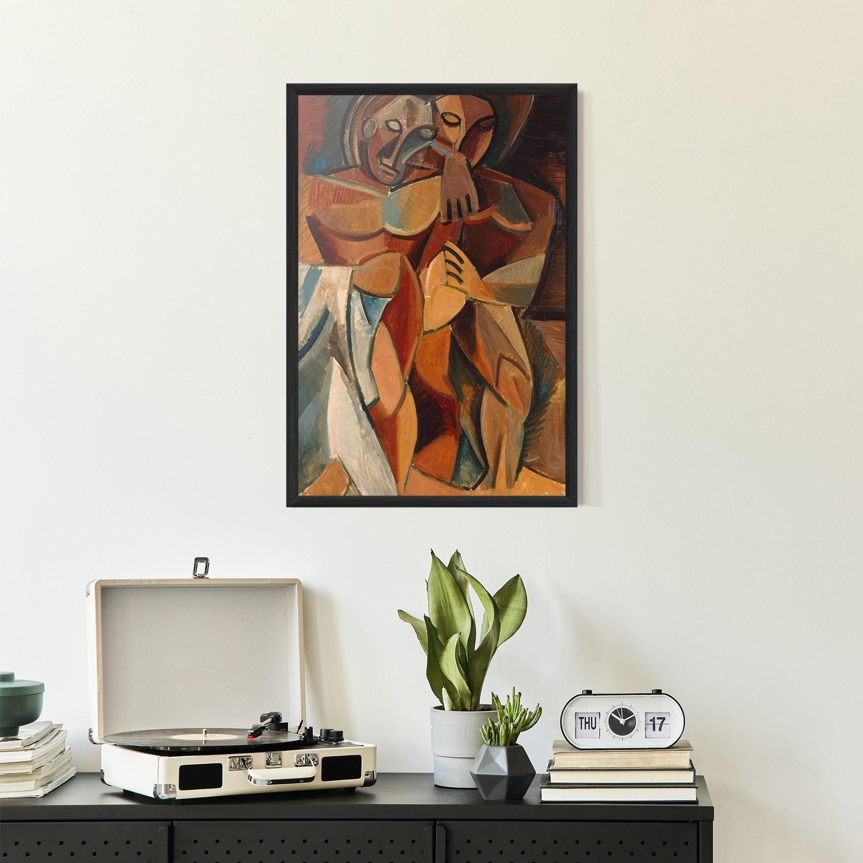 Gerahmte Poster Friendship Two Nudes mockup 2