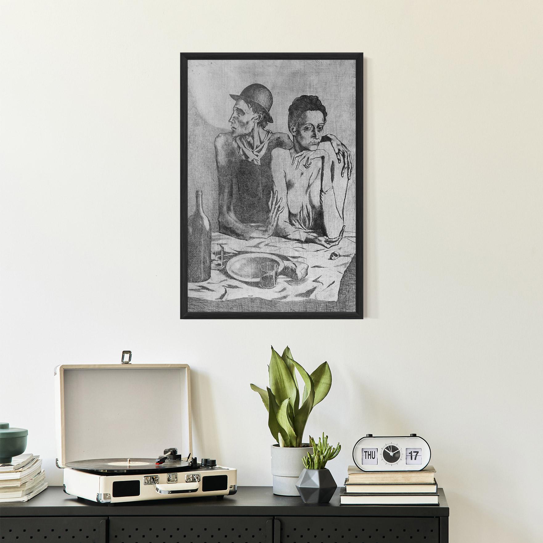 Gerahmte Poster The Frugal Repast mockup 2