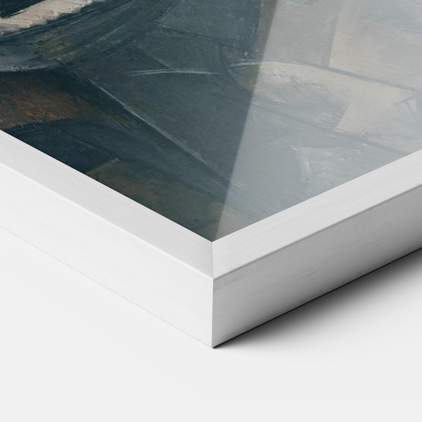 Gerahmte Poster Dans Un Fauteuil mockup 3