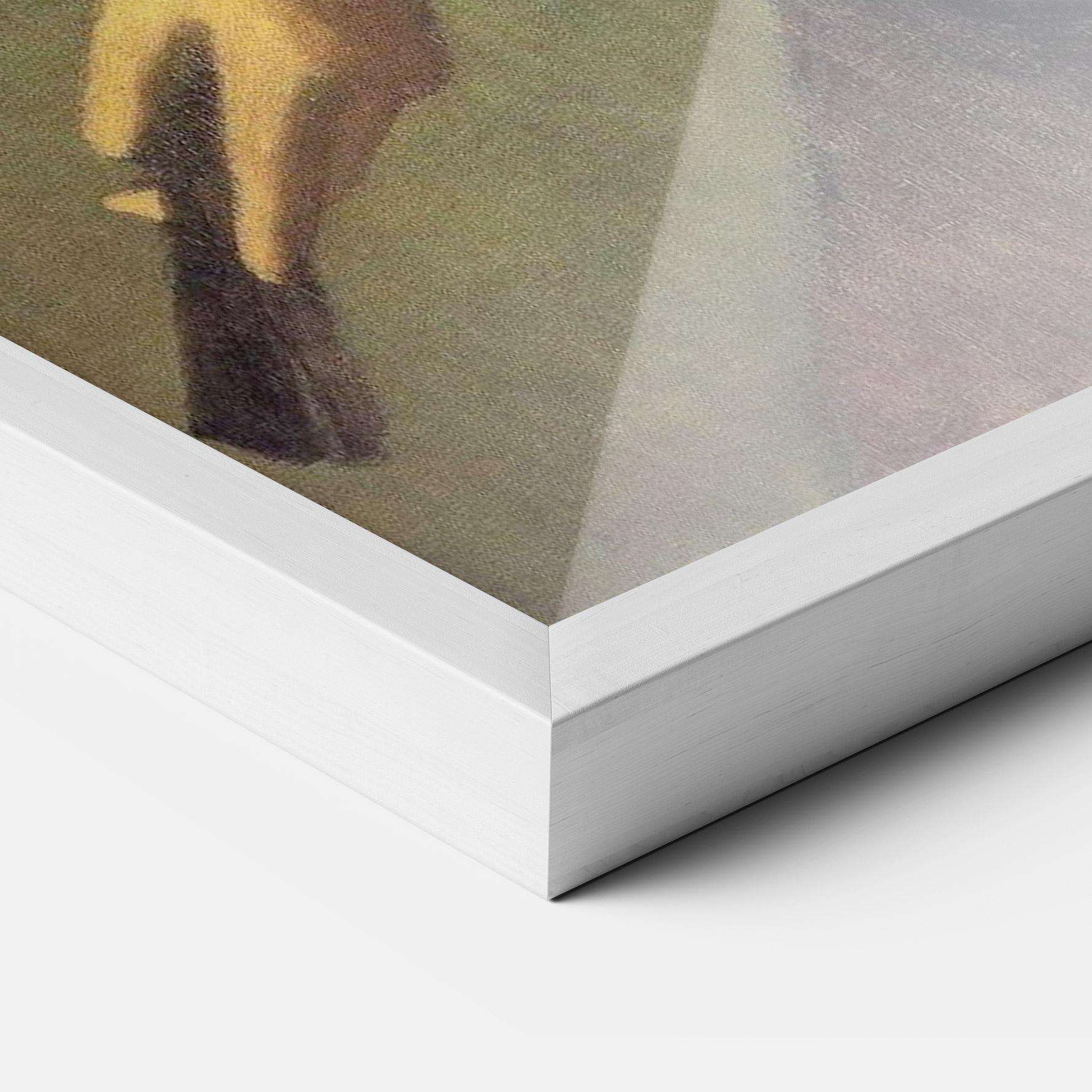 Gerahmte Poster Lady With A Fan mockup 3