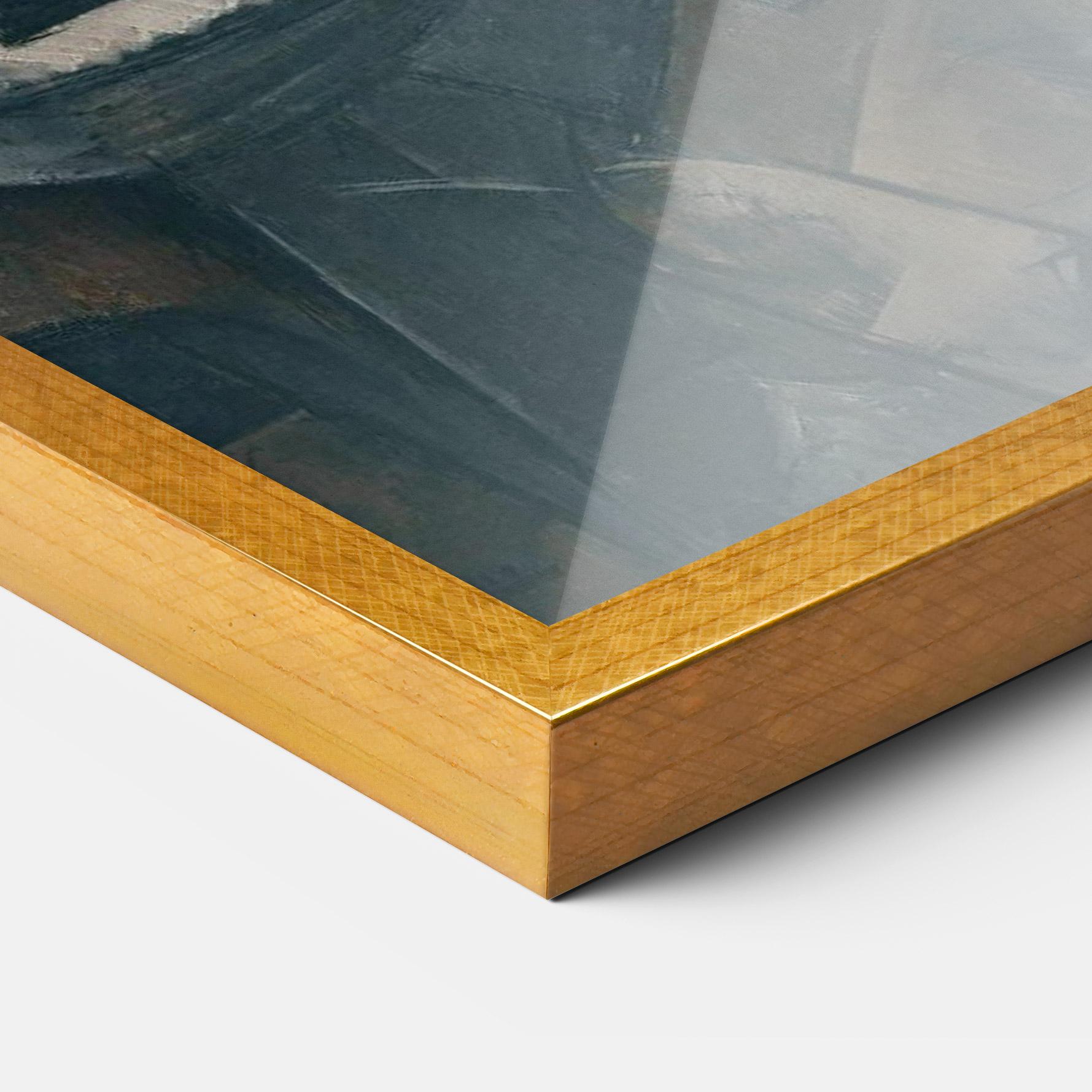 Gerahmte Poster Dans Un Fauteuil mockup 3