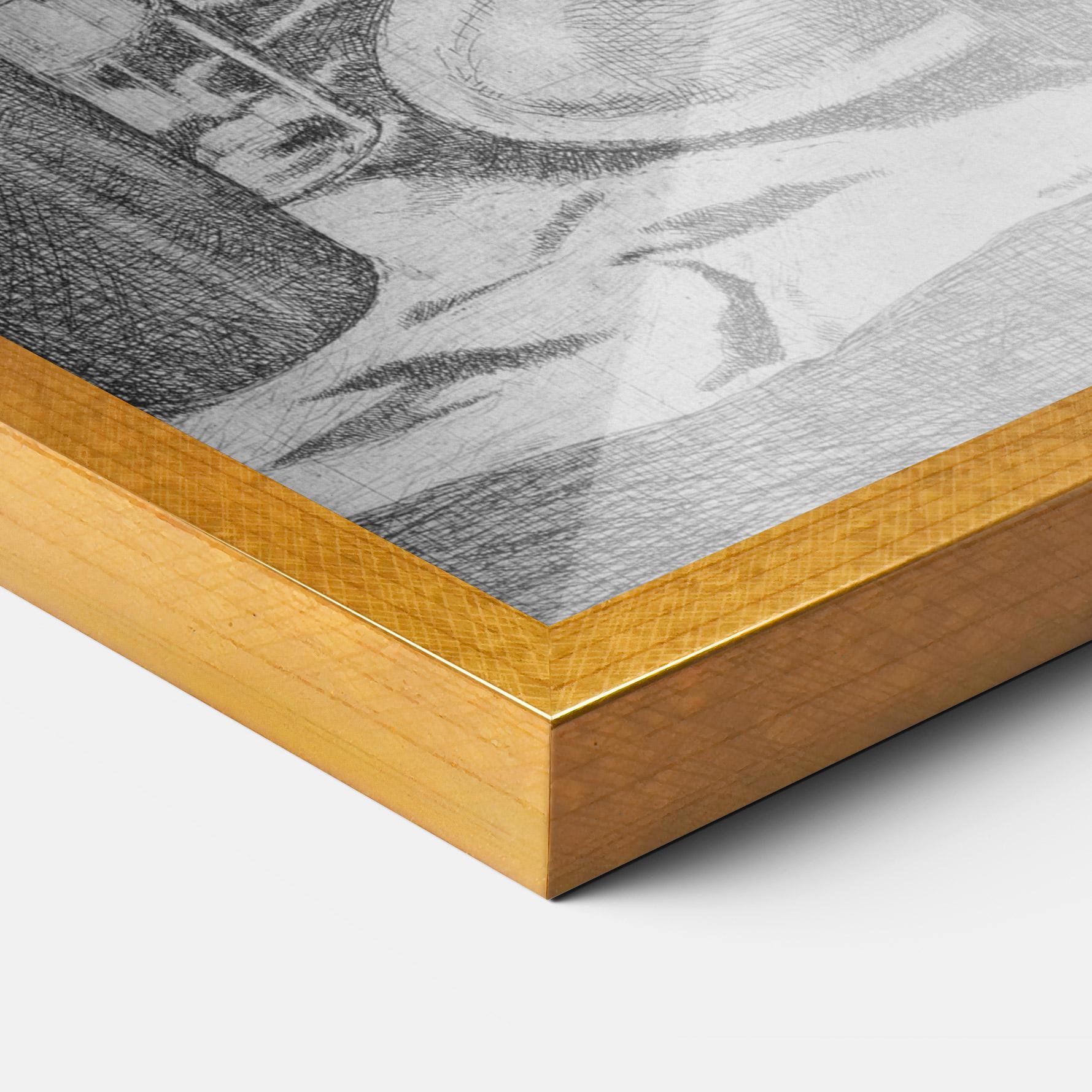 Gerahmte Poster The Frugal Repast mockup 3