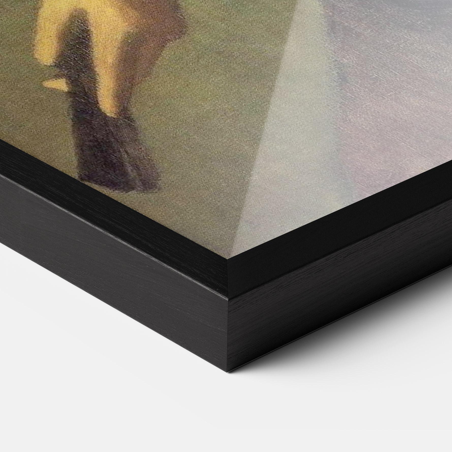 Gerahmte Poster Lady With A Fan mockup 3