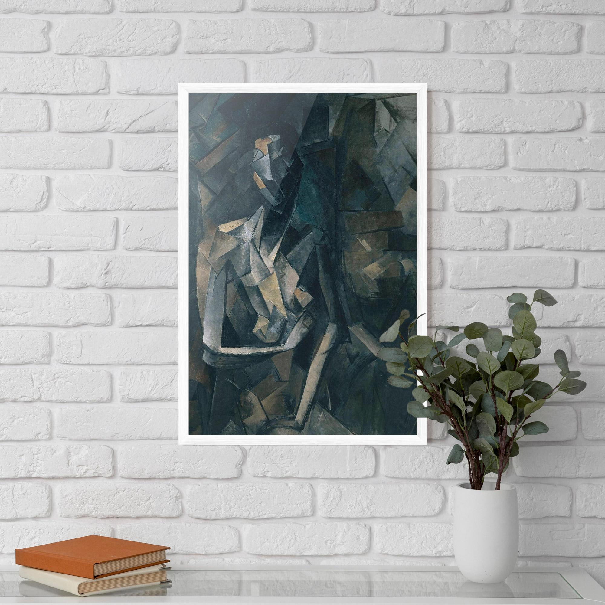 Gerahmte Poster Dans Un Fauteuil mockup 5