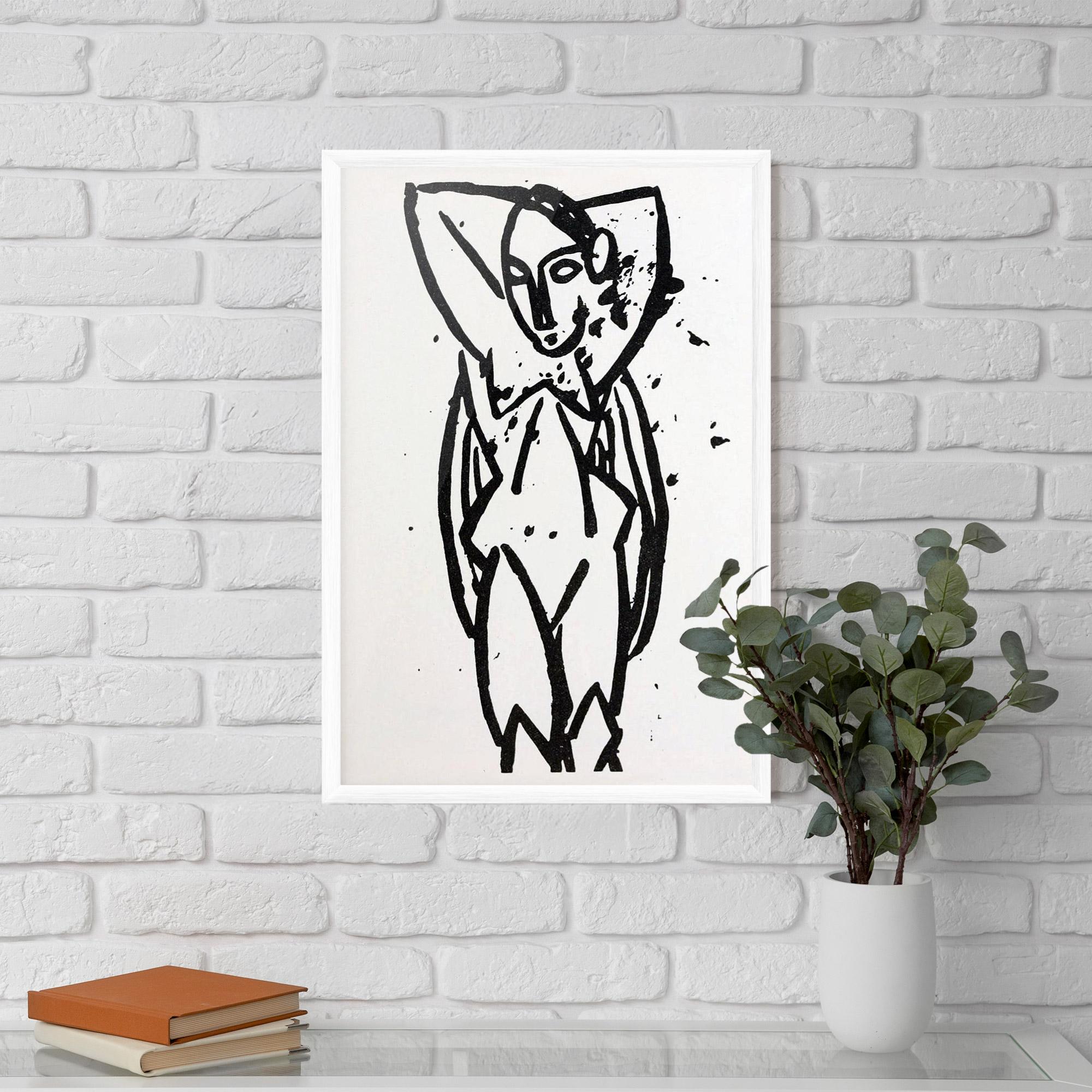 Gerahmte Poster Nude mockup 5