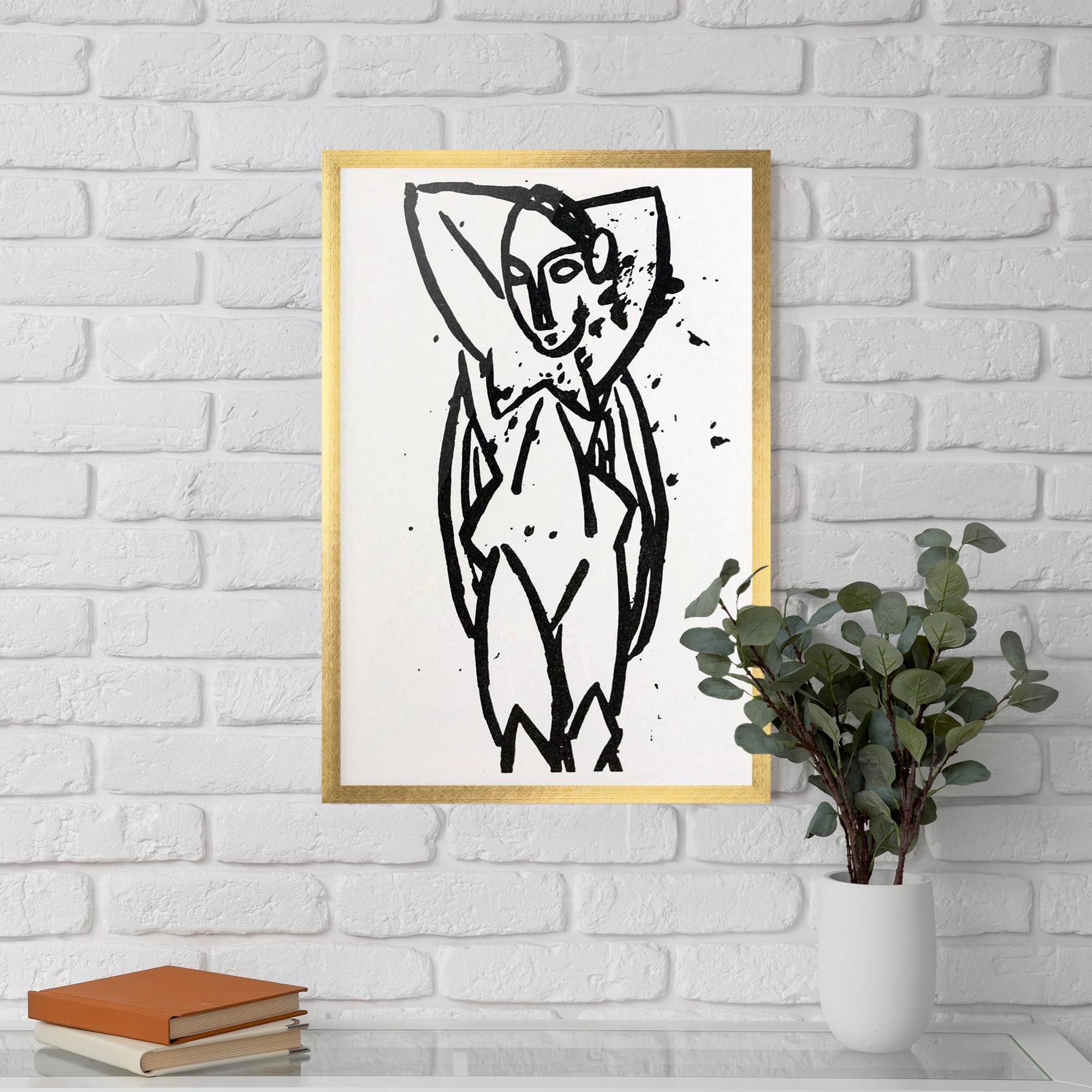 Gerahmte Poster Nude mockup 5