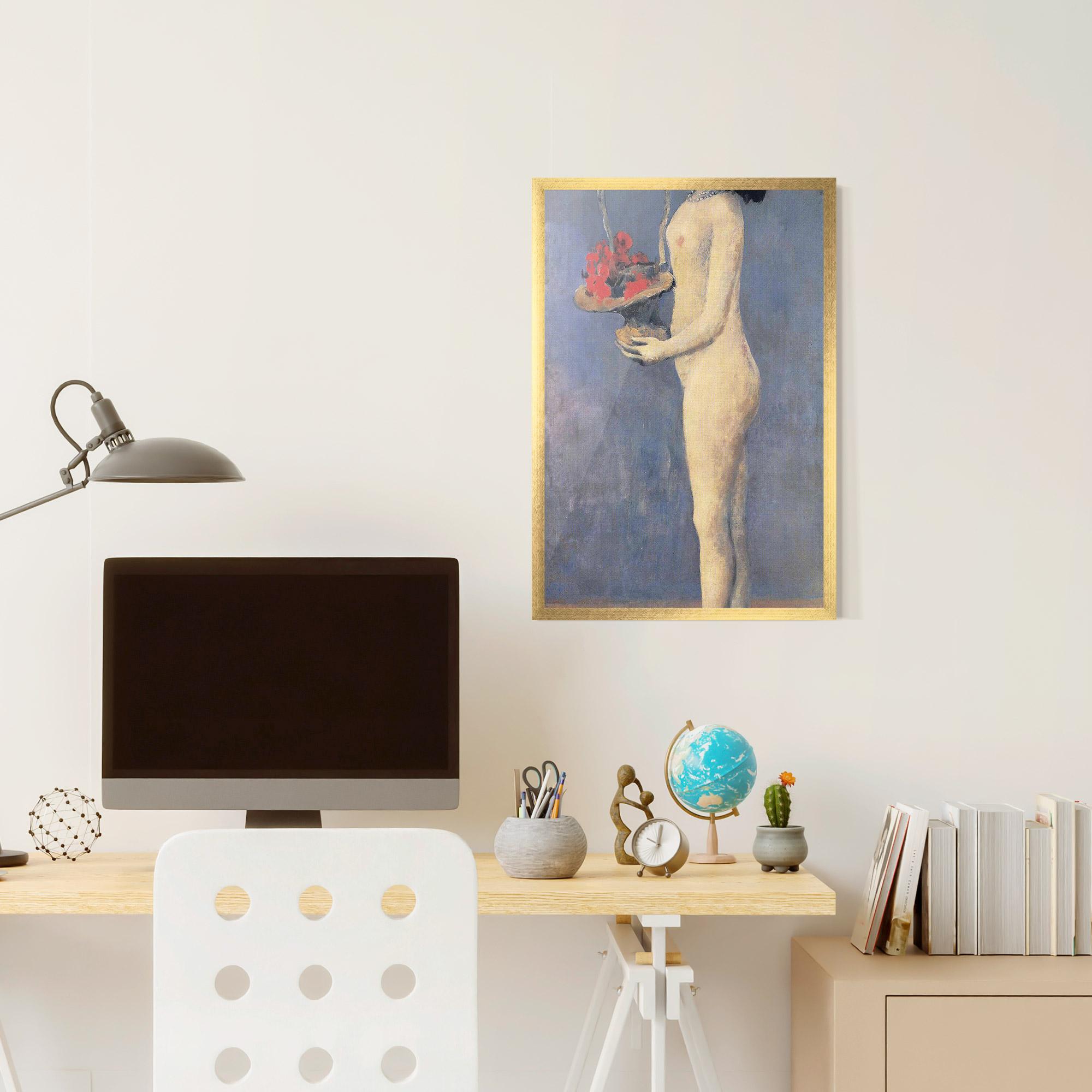 Gerahmte Poster Le Panier Fleuri mockup 6