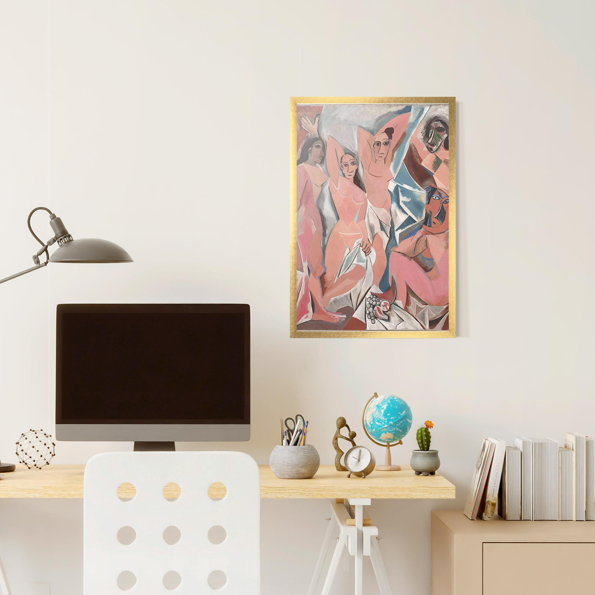 Gerahmte Poster Les Demoiselles mockup 6