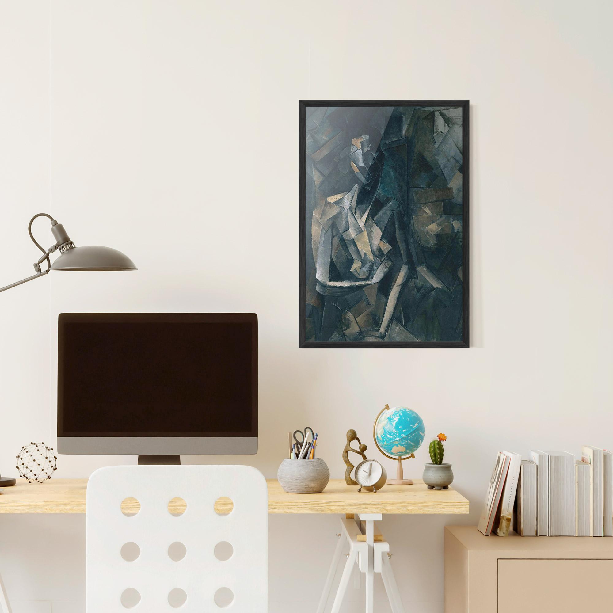 Gerahmte Poster Dans Un Fauteuil mockup 6