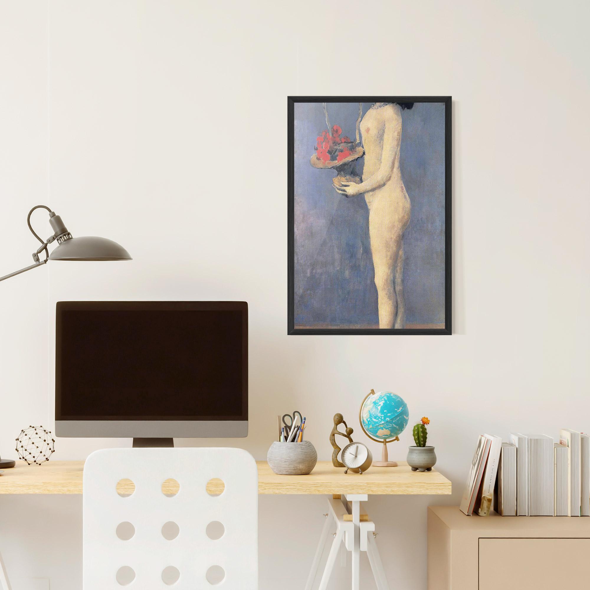 Gerahmte Poster Le Panier Fleuri mockup 6