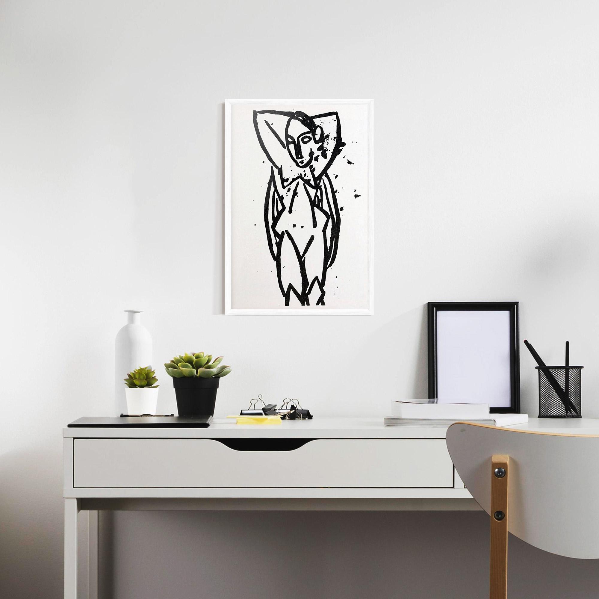 Gerahmte Poster Nude mockup 7