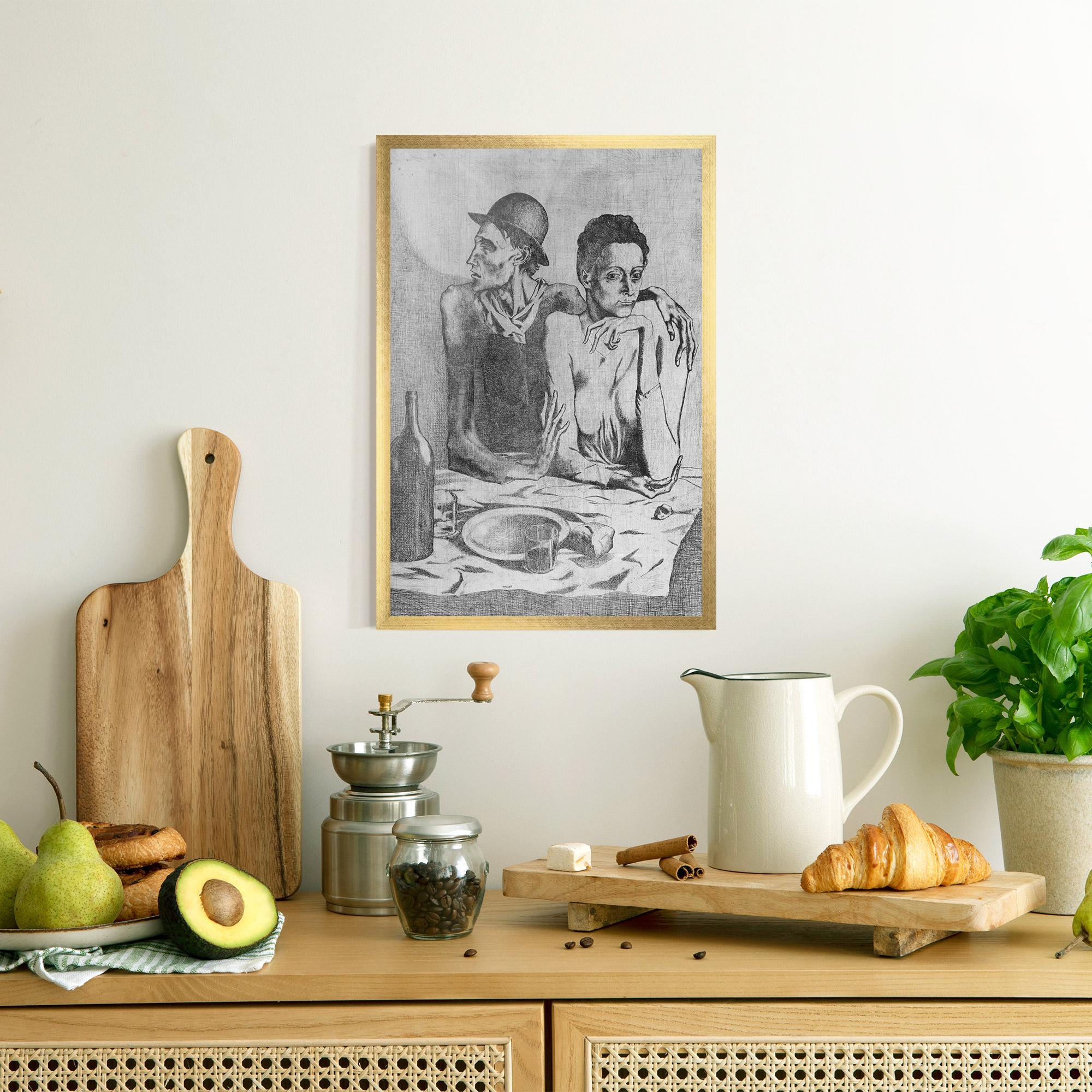 Gerahmte Poster The Frugal Repast mockup 8