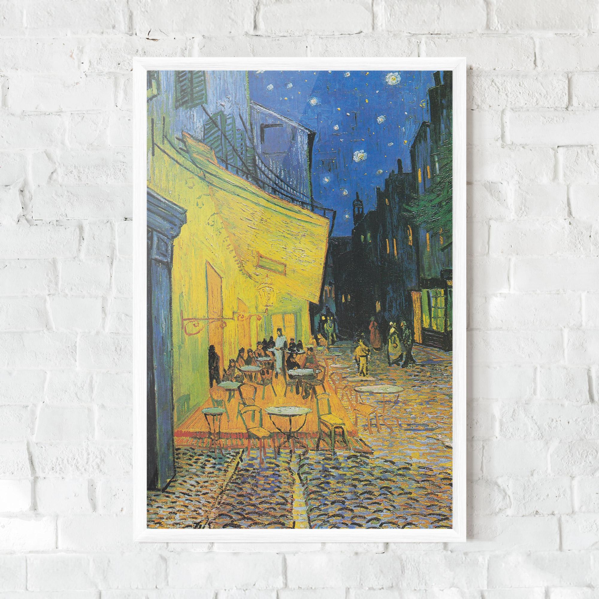 Gerahmte Poster Cafe Terrace At Night mockup 0