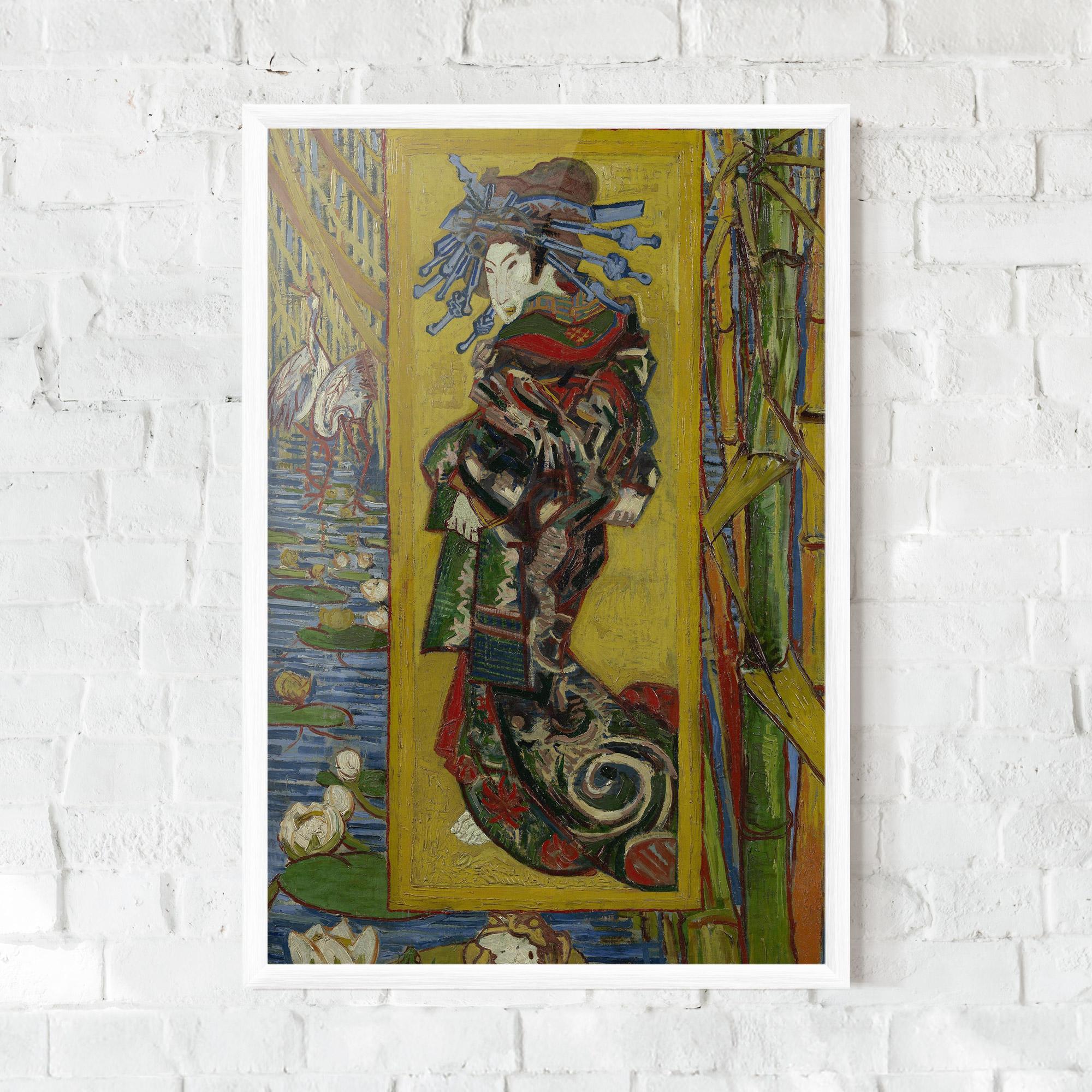 Gerahmte Poster Courtisane mockup 0