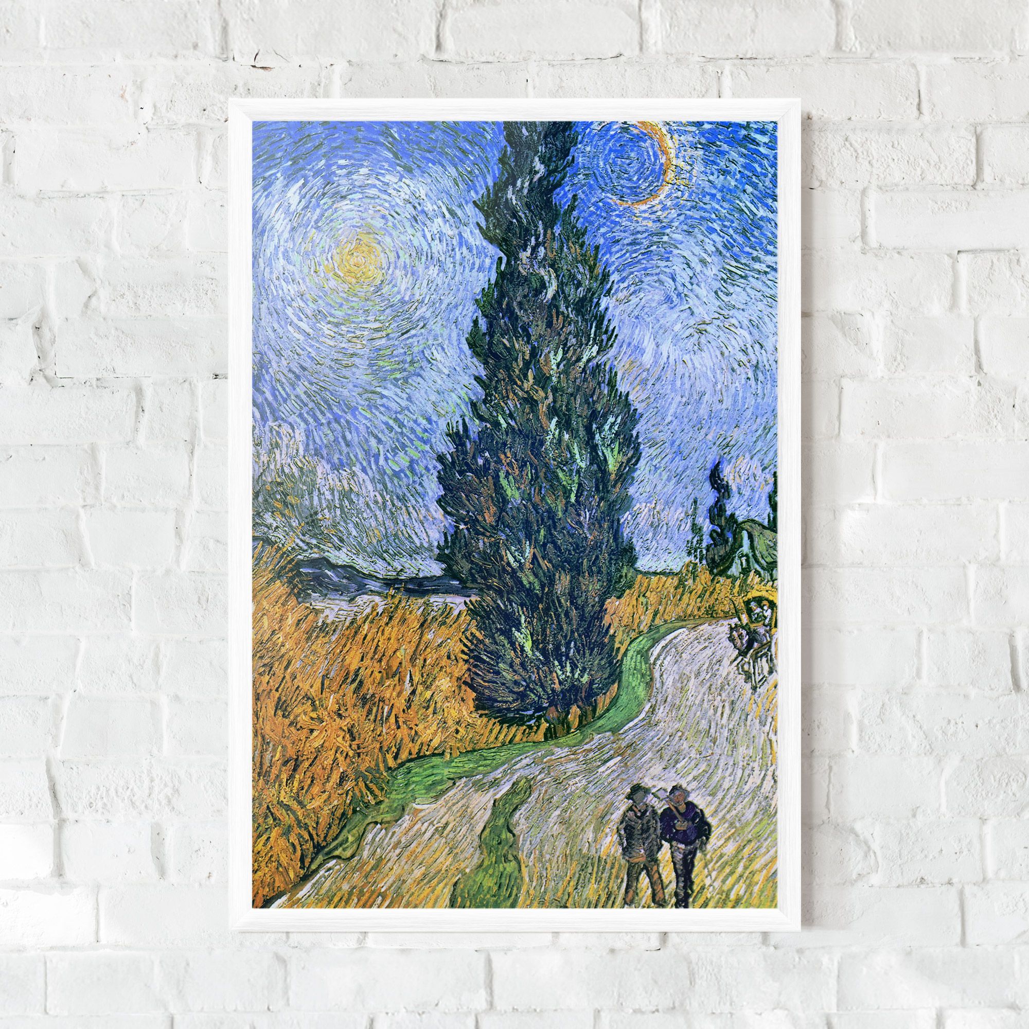 Road With Cypress mockup 0