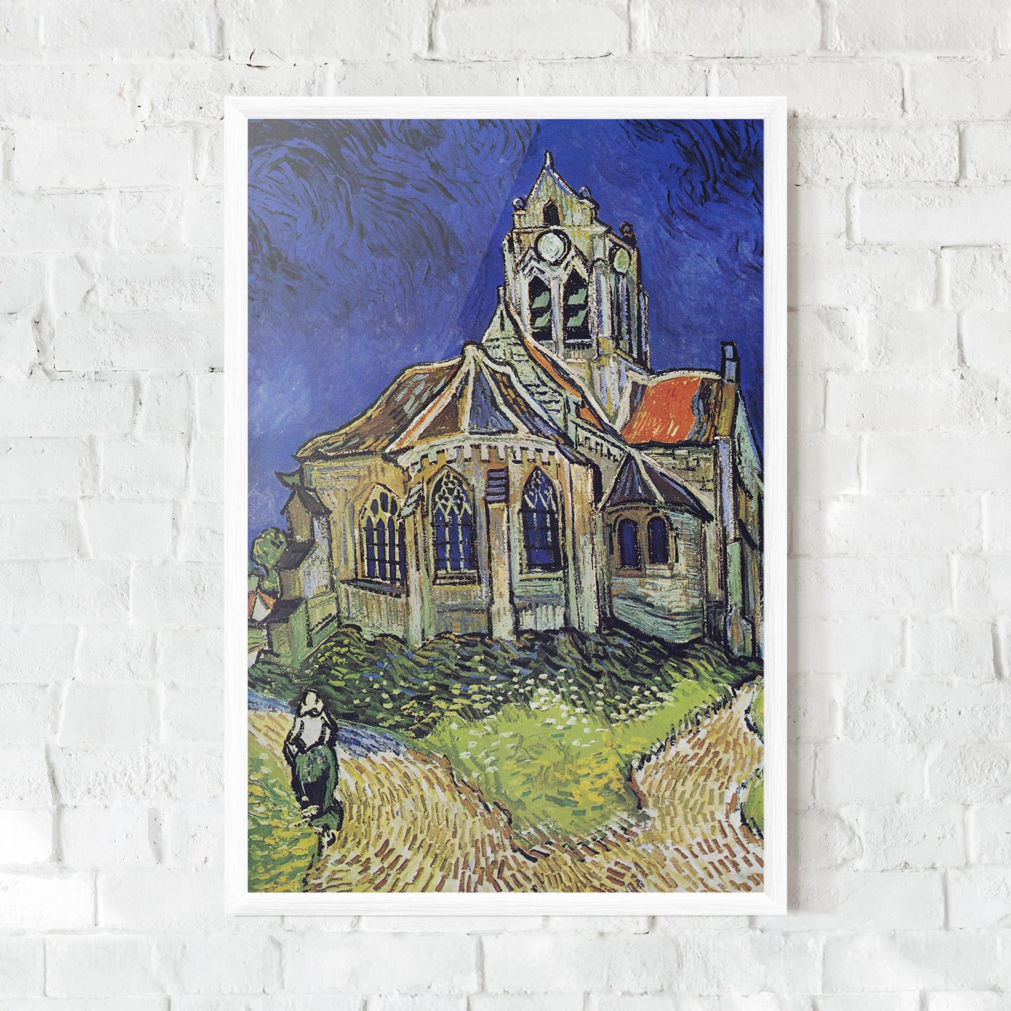 Gerahmte Poster The Church At Auvers mockup 0