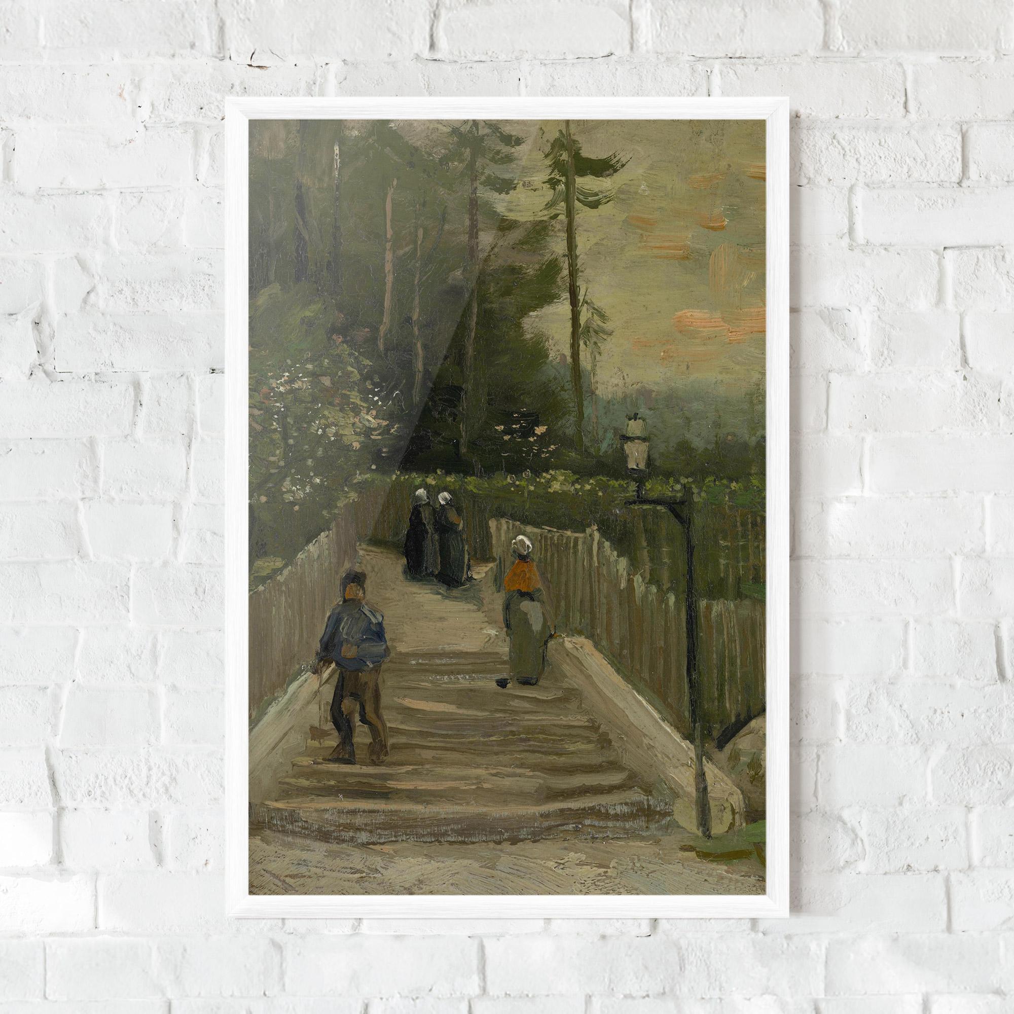 Gerahmte Poster Weg Te Montmartre mockup 0