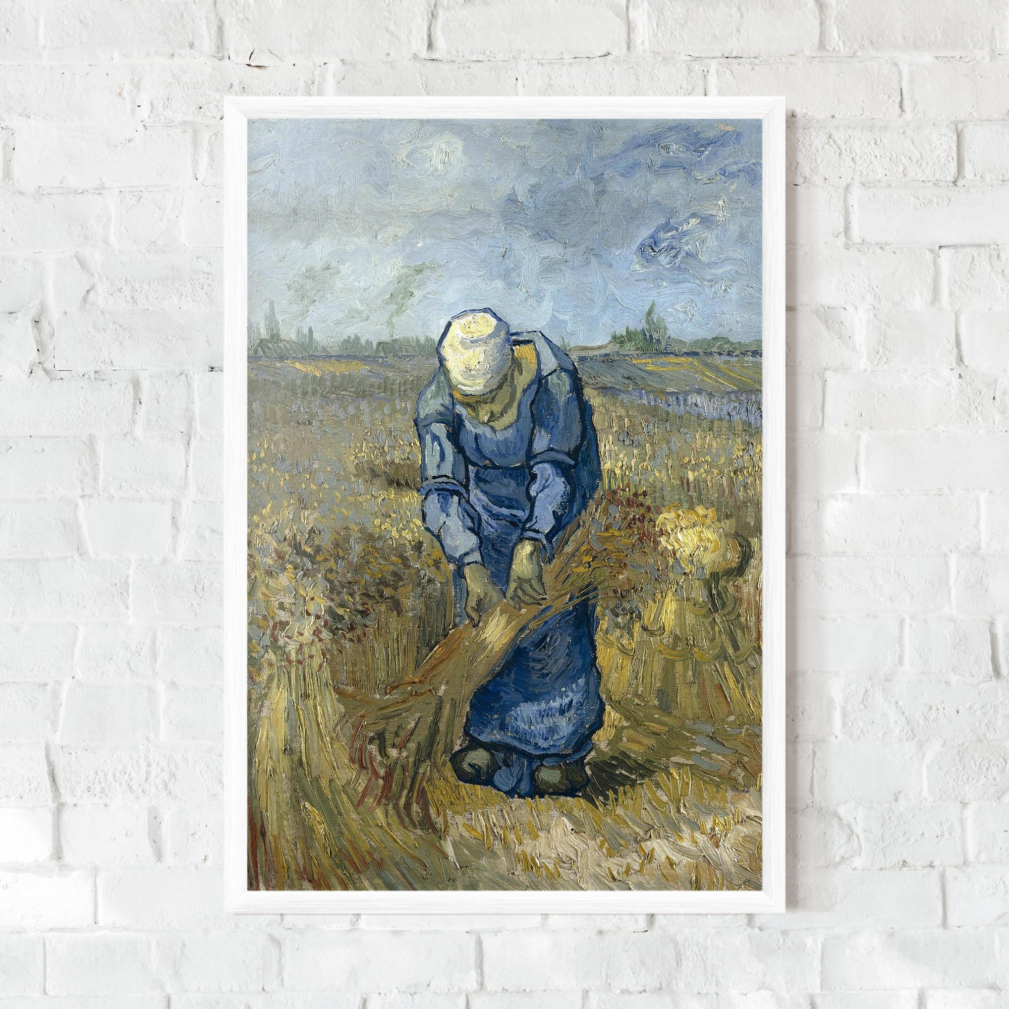 Gerahmte Poster Woman Sheaves mockup 0