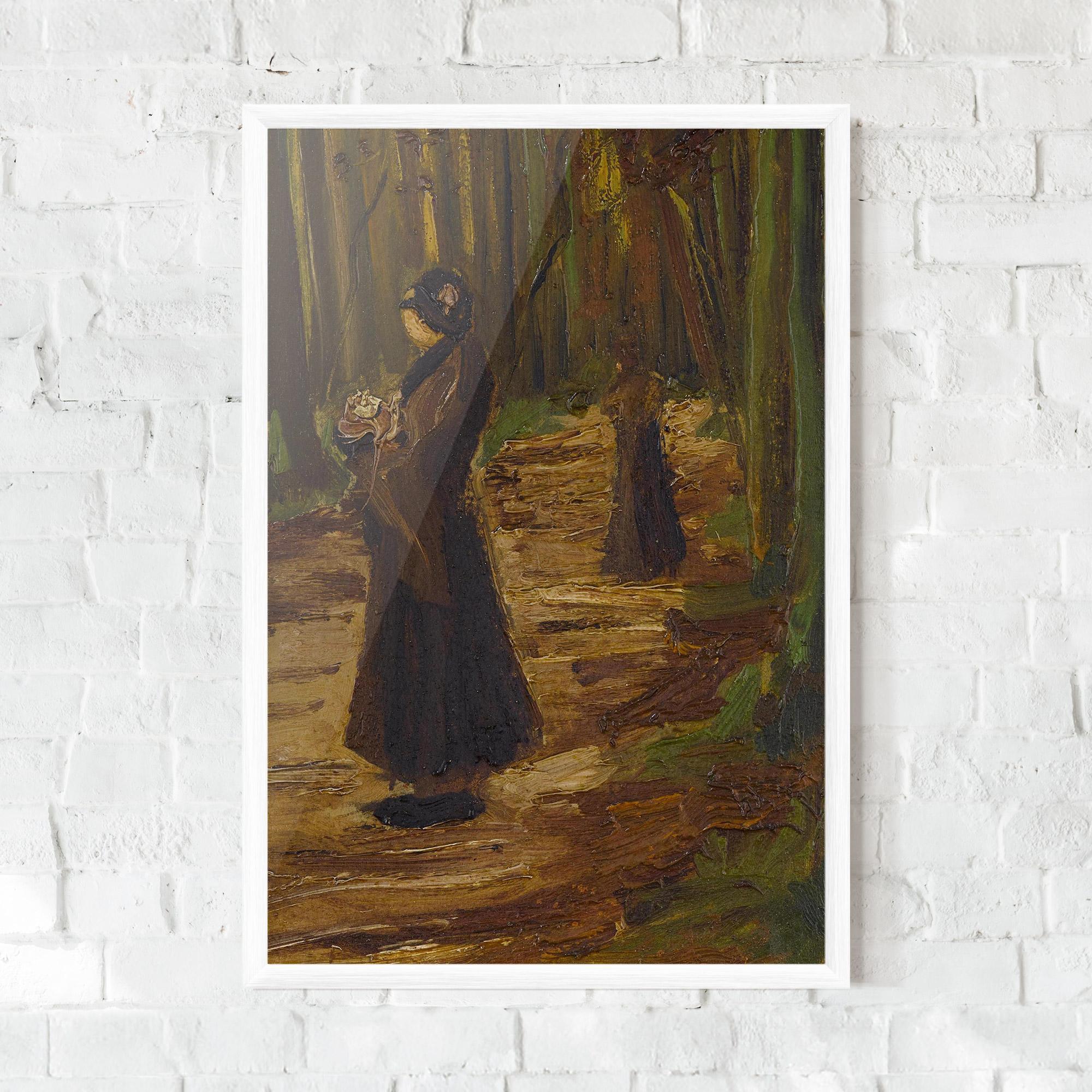 Gerahmte Poster Women In Wood mockup 0