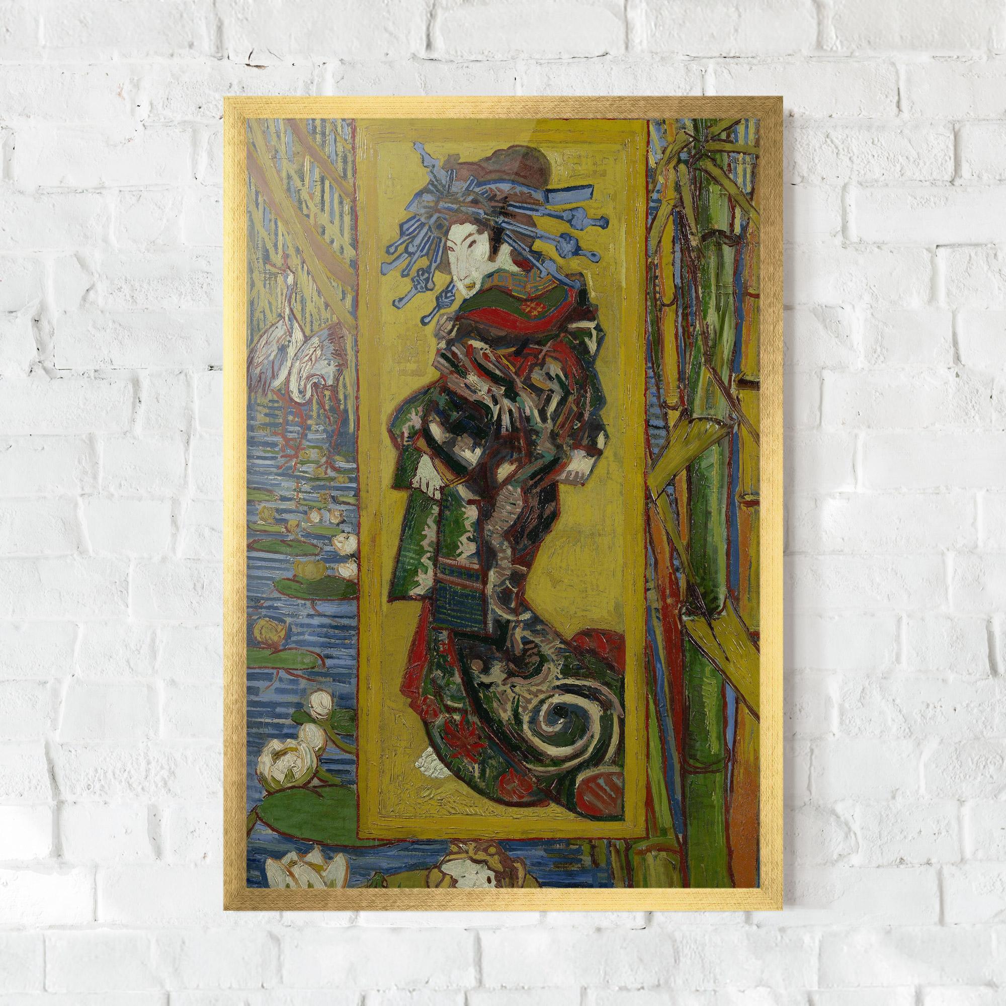 Gerahmte Poster Courtisane mockup 0