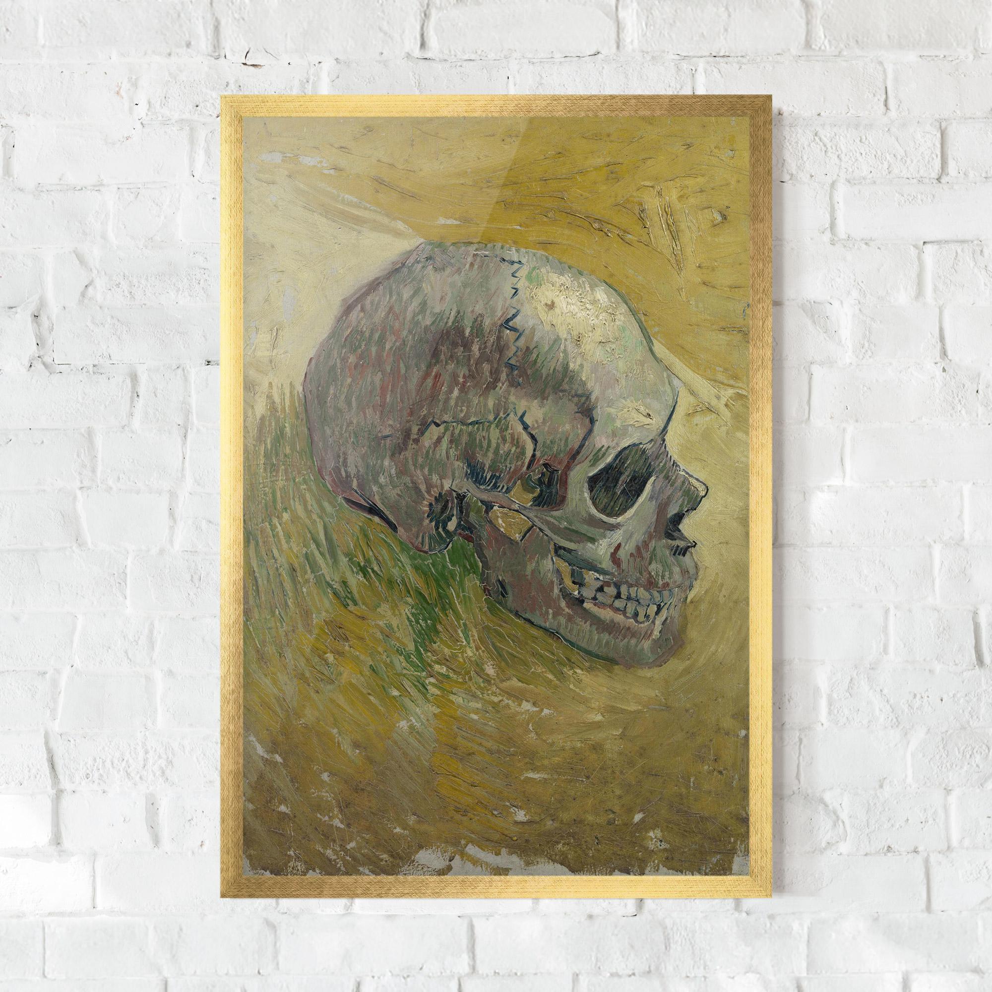 Gerahmte Poster Schedel mockup 0