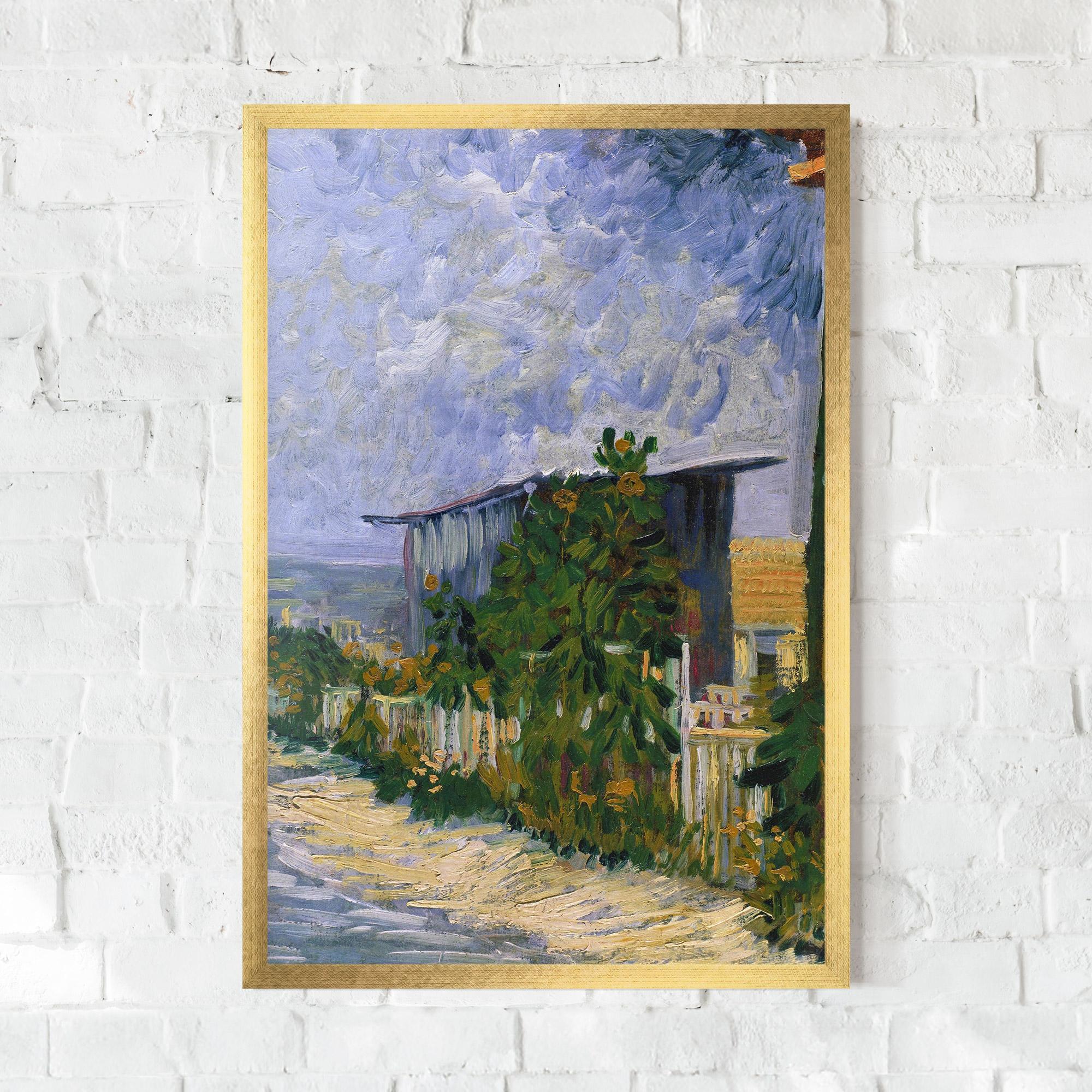 Gerahmte Poster Shelter On Montmartre mockup 0