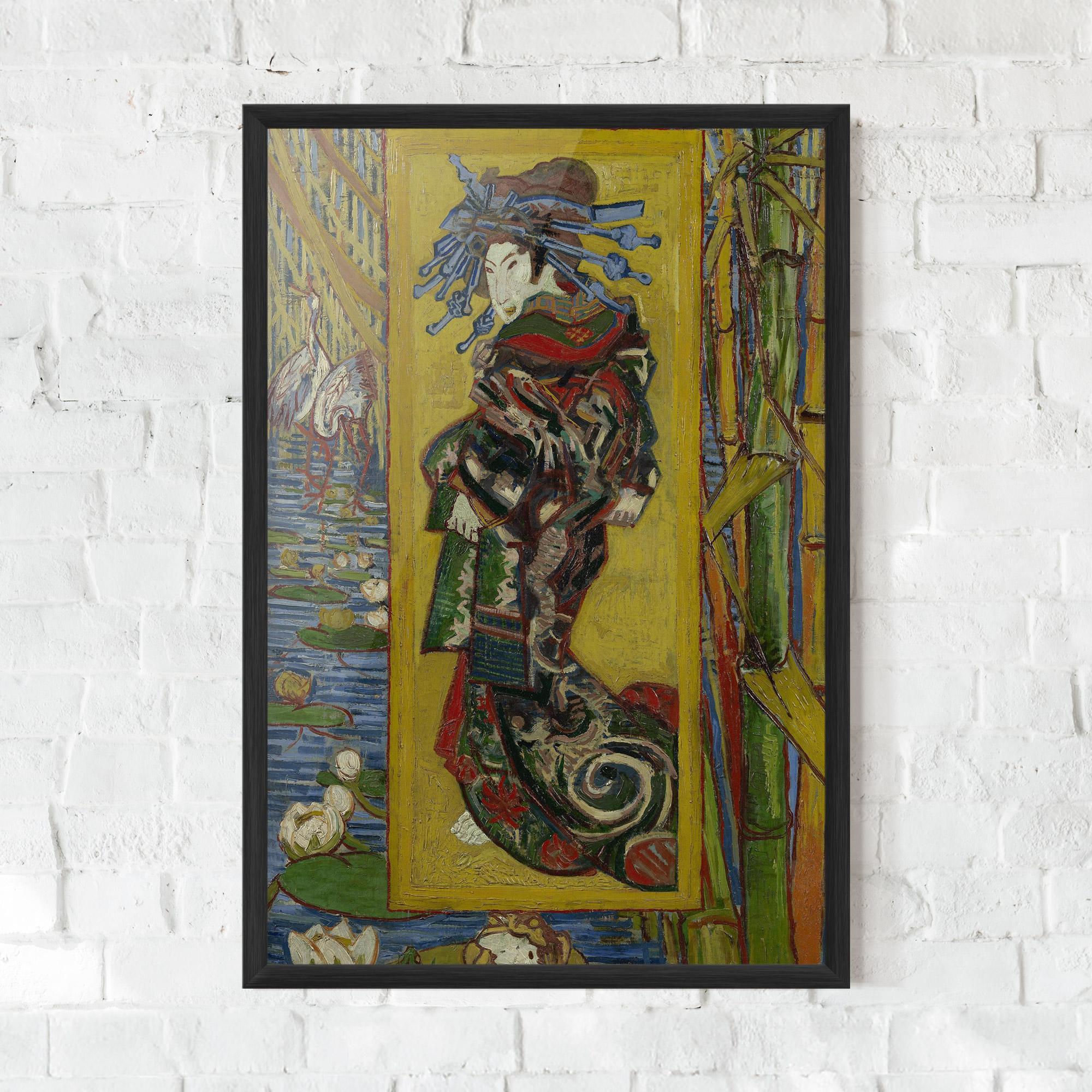 Gerahmte Poster Courtisane mockup 0