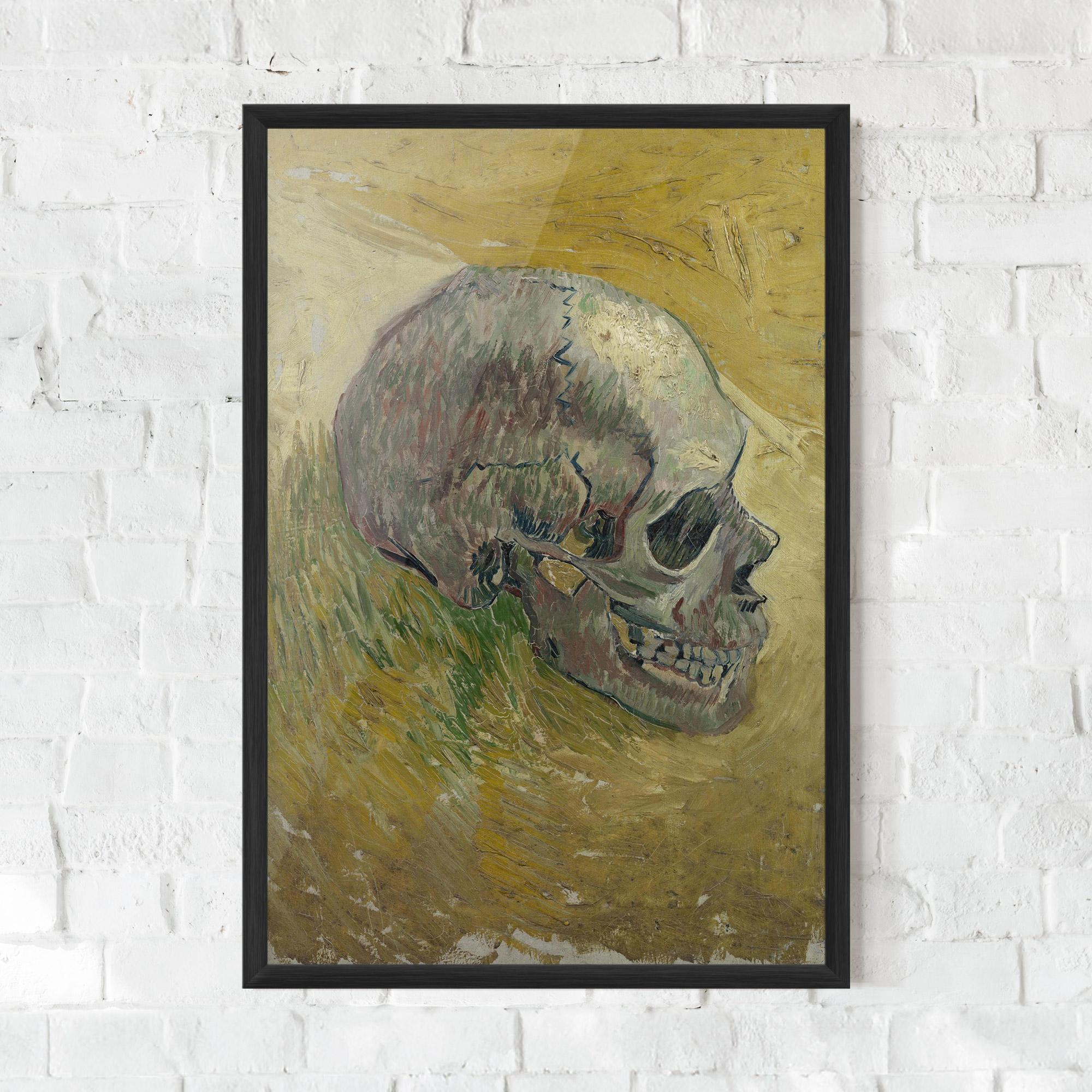 Gerahmte Poster Schedel mockup 0