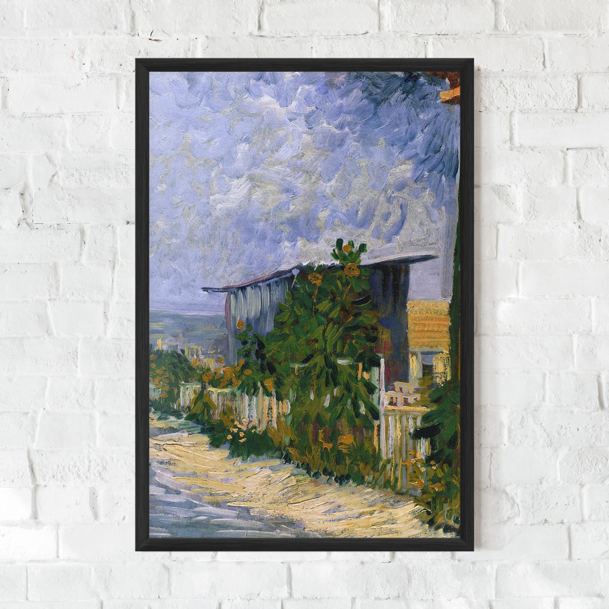 Gerahmte Poster Shelter On Montmartre mockup 0