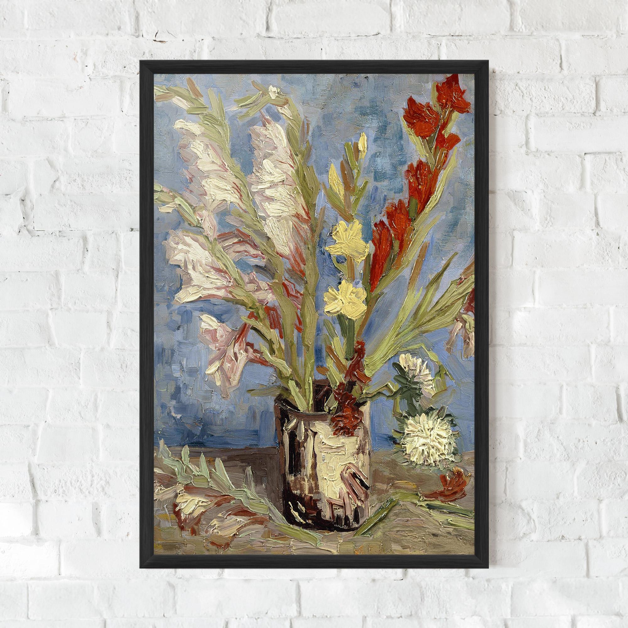 Gerahmte Poster Tuingladiolen mockup 0