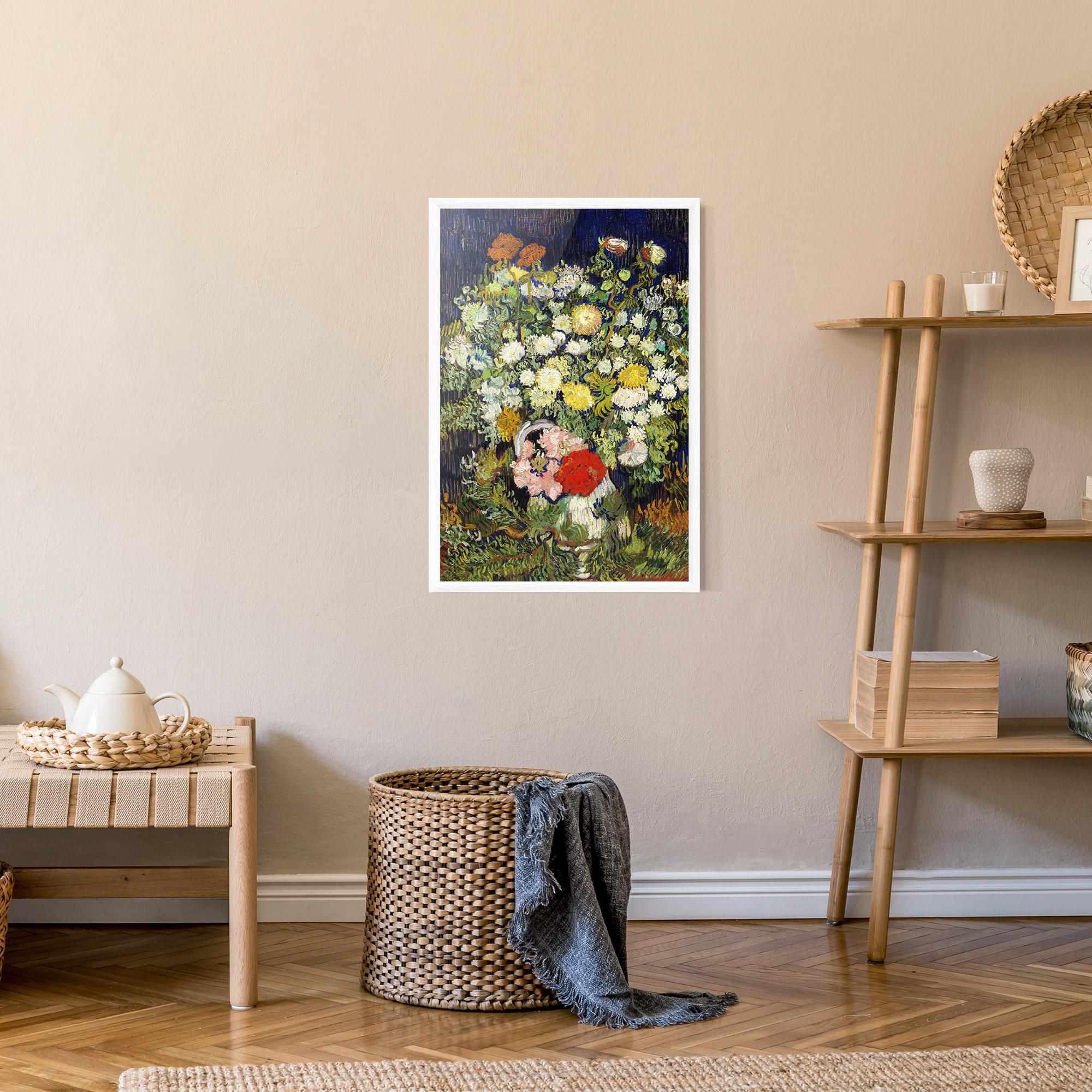 Gerahmte Poster Flowers Van Gogh mockup 9
