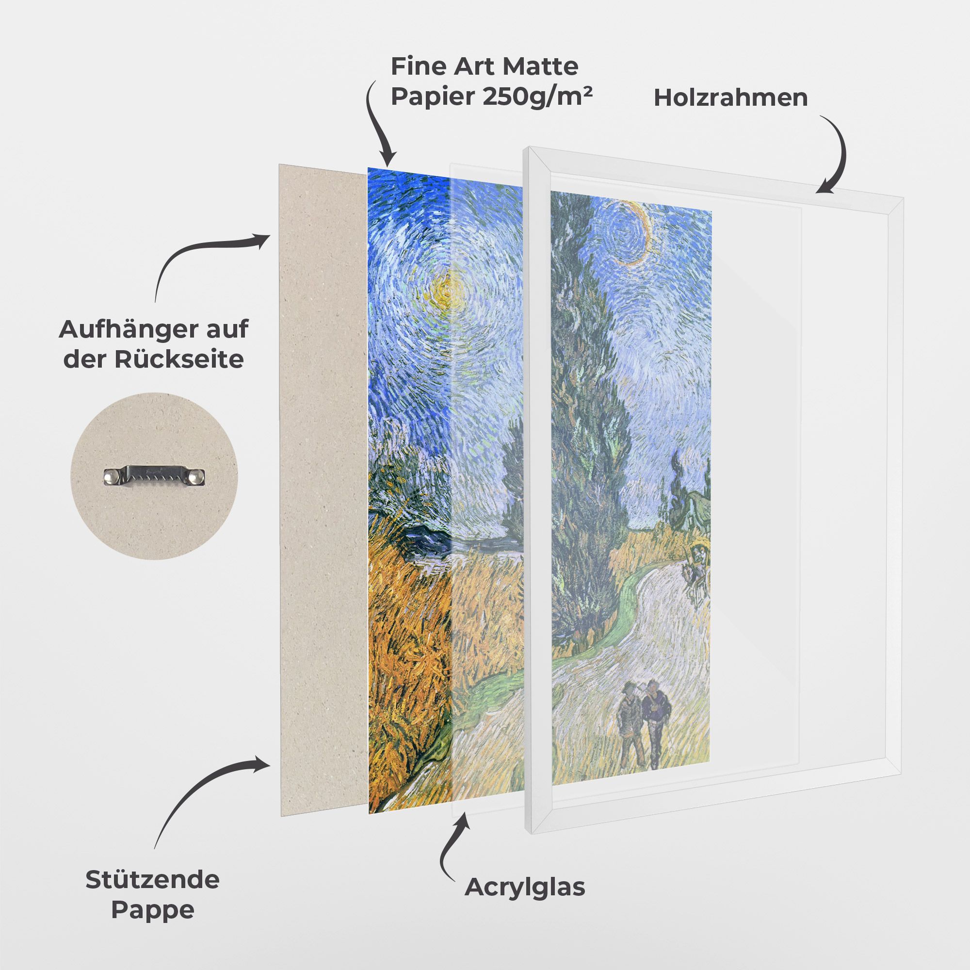 Road With Cypress mockup 1