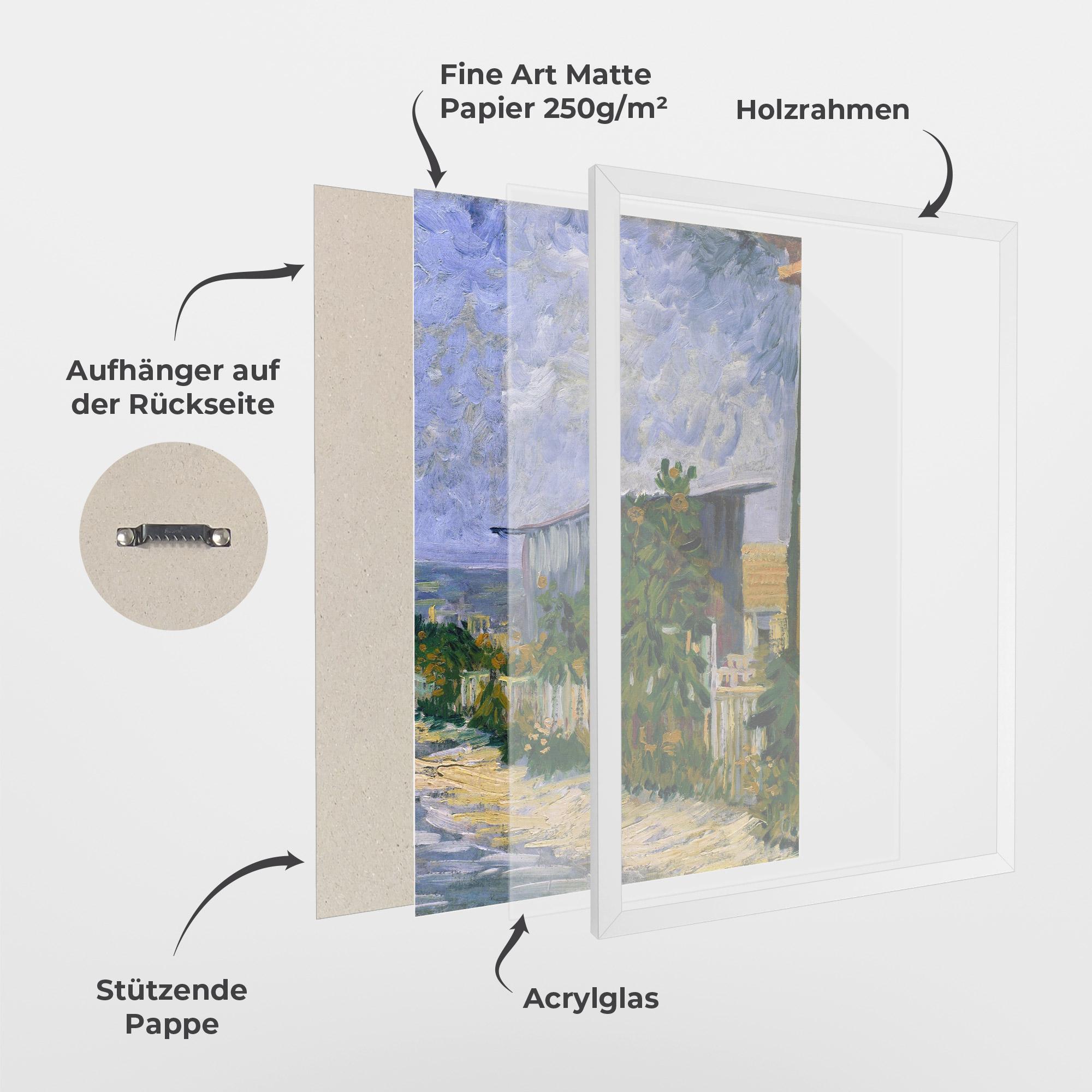 Gerahmte Poster Shelter On Montmartre mockup 1